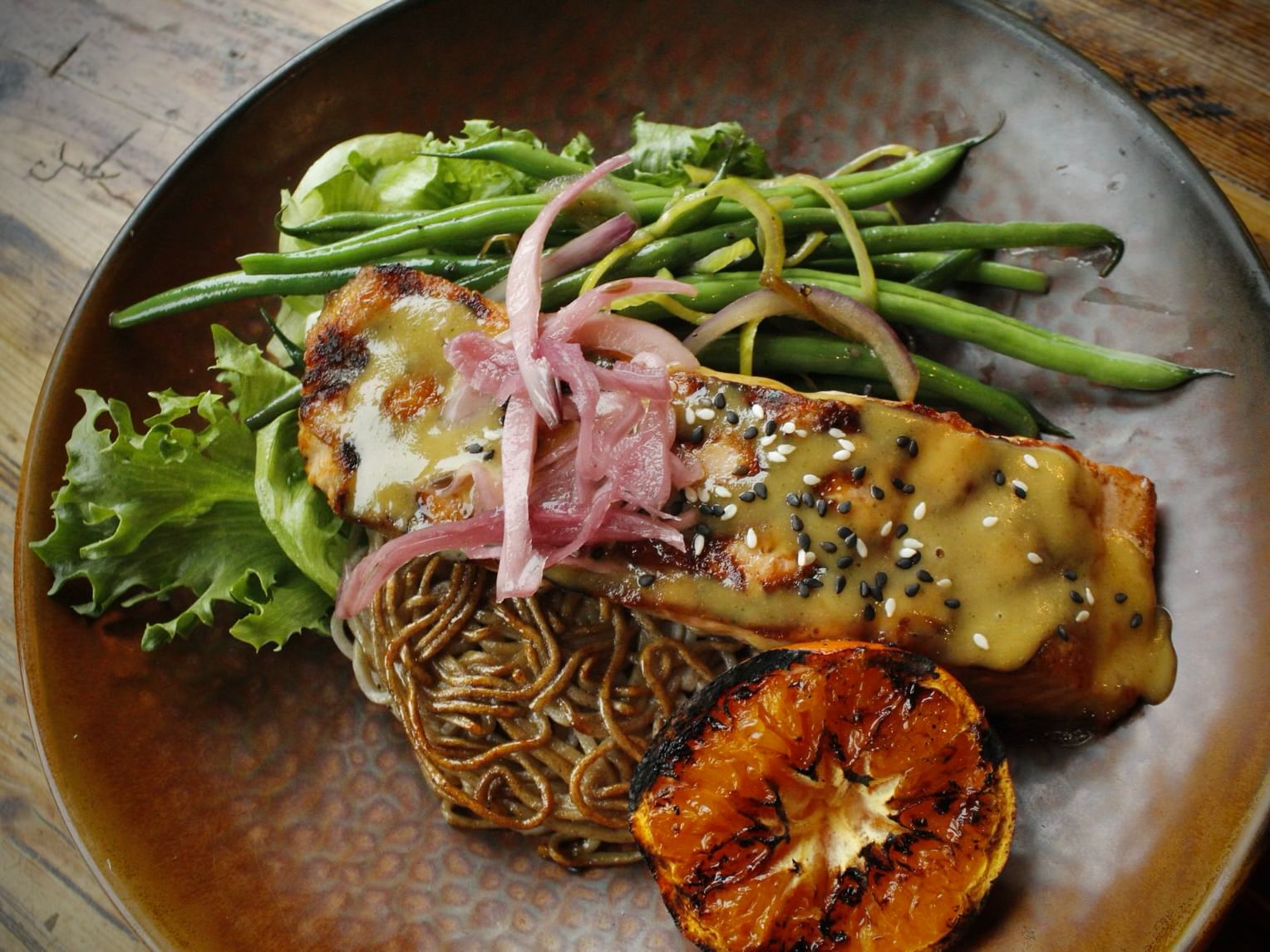 Sesame Grilled Faroe Island Salmon Fillet