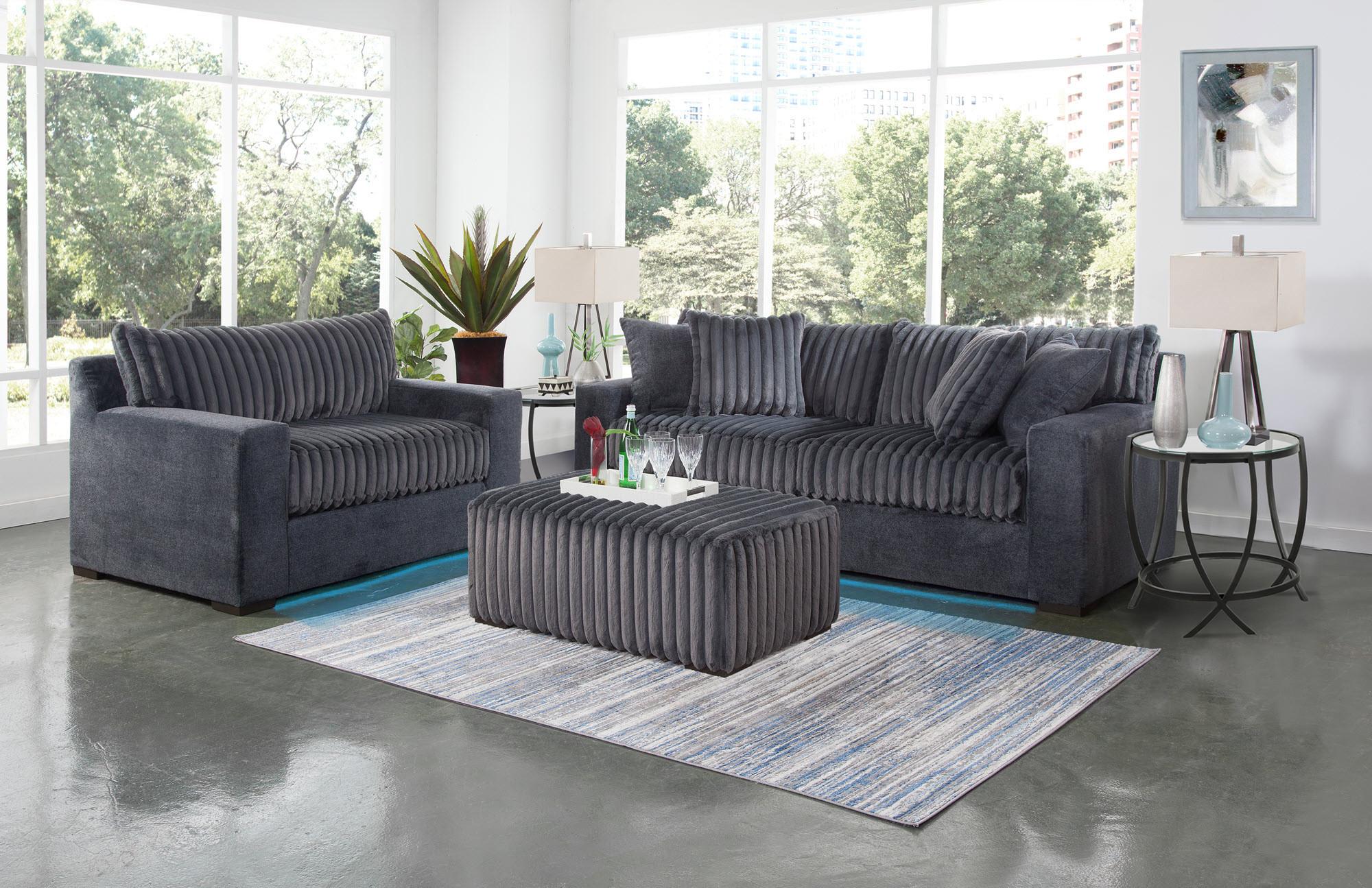 City Lights Sofa, Chair, & Ottoman