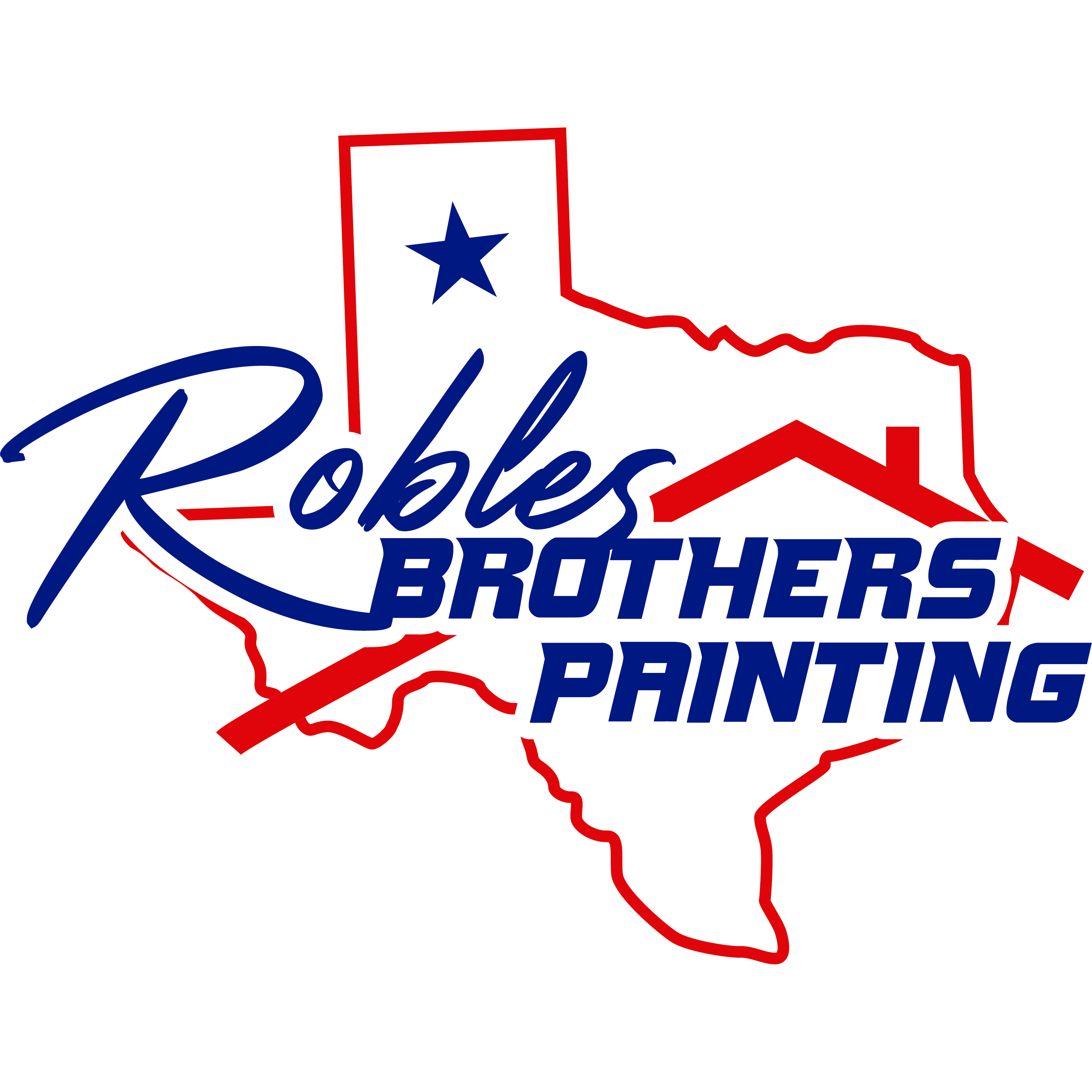 Robles Brothers Painting Logo