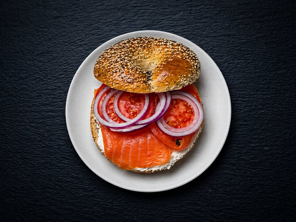 Sliced Nova & Cream Cheese
