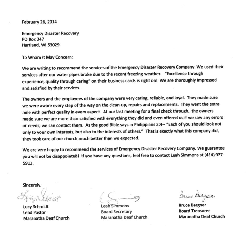 Emergency Disaster Recovery INC ?? Image