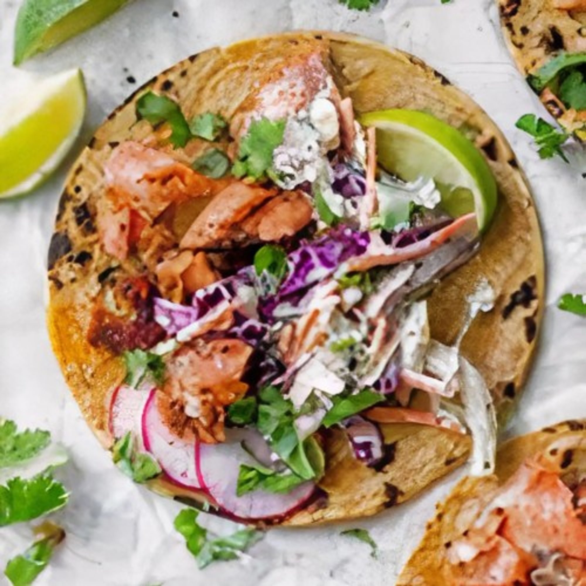Salmon Taco