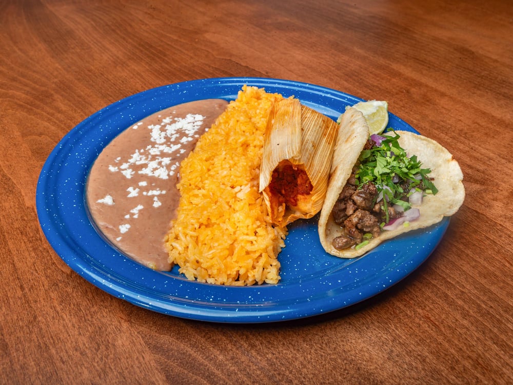 TAMAL & TACO PLATE