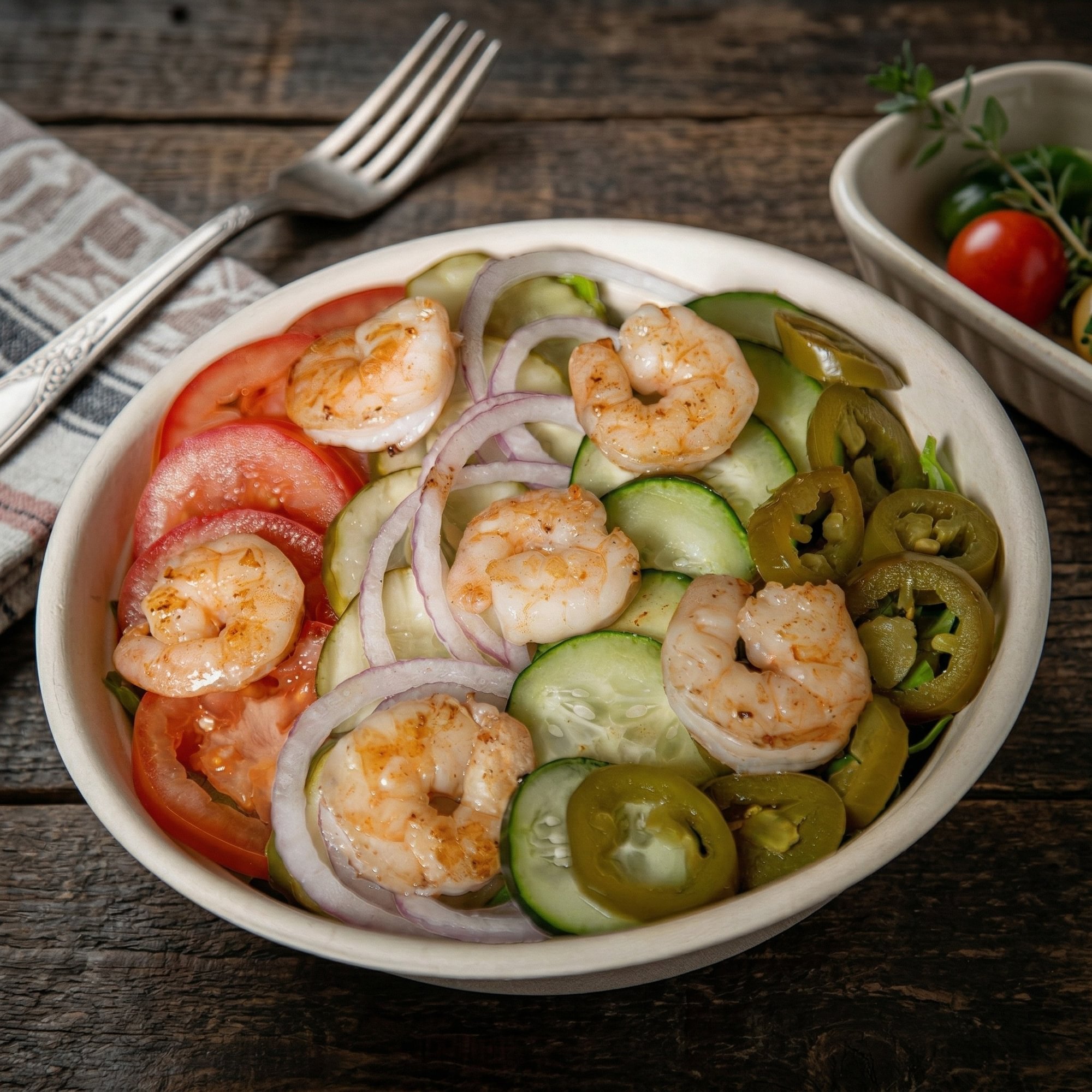 Grilled Shrimp Salad