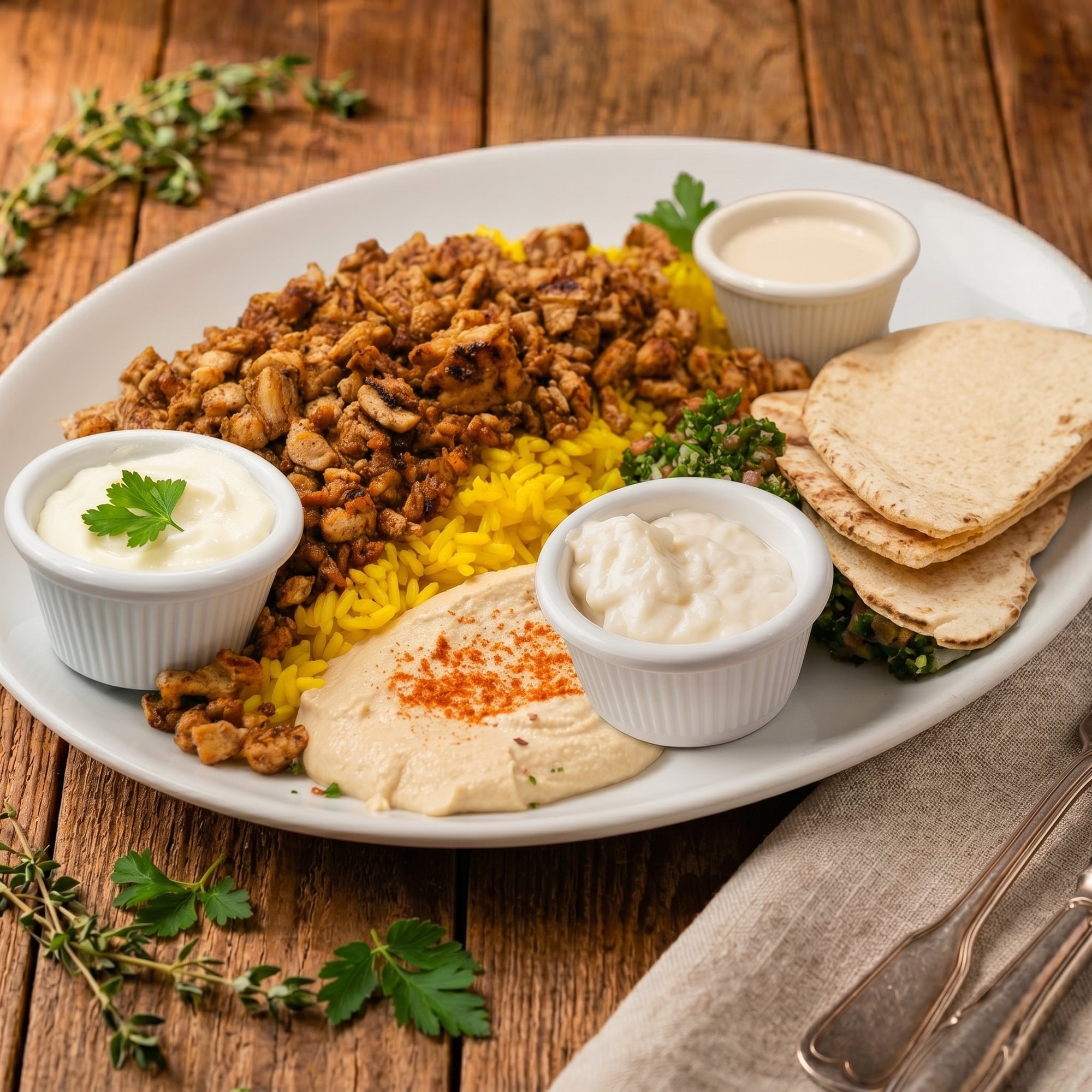 Dinner Chicken Shawarma