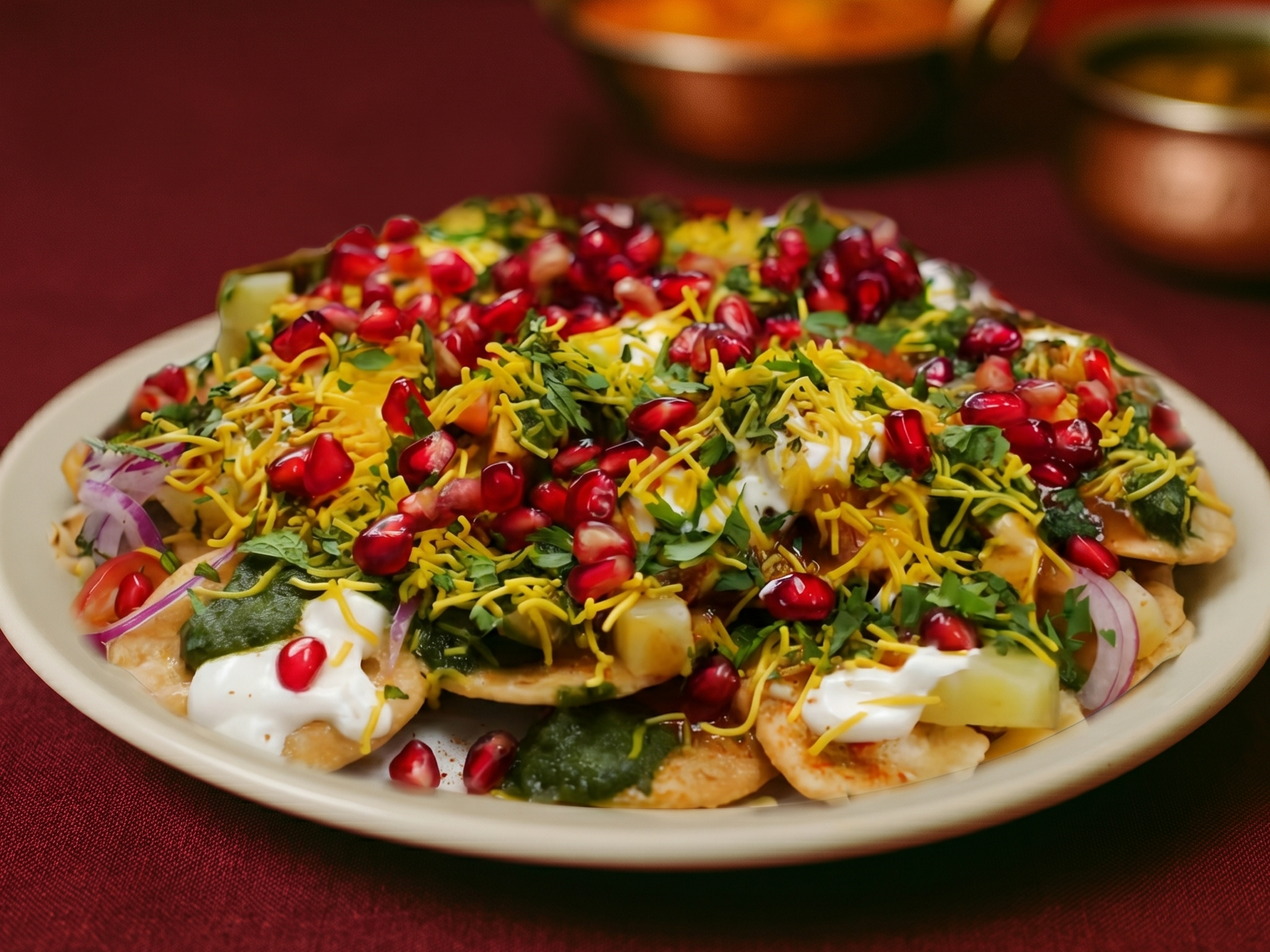 Aloo Papdi Chat
