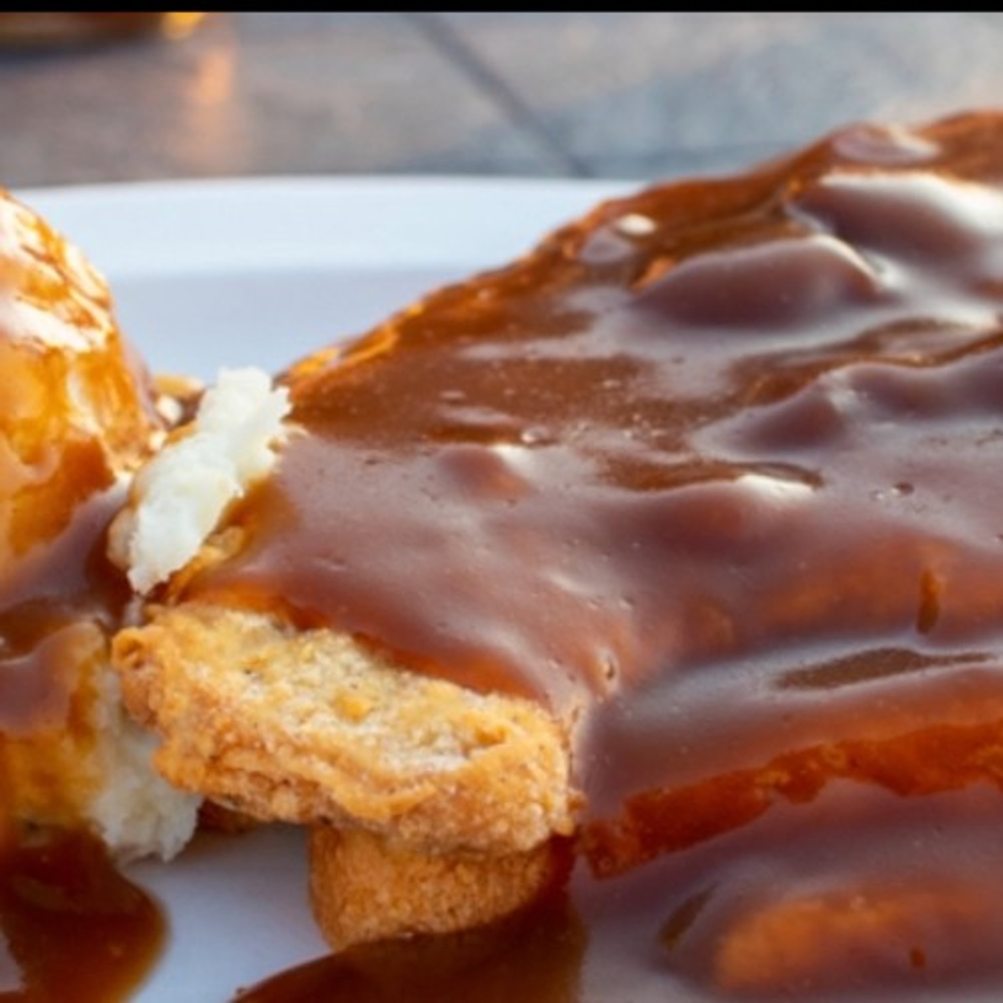 Hand-breaded Tenderloin Open Face Sandwich