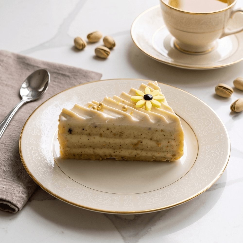 Crunchy Vanilla Lemon Cake