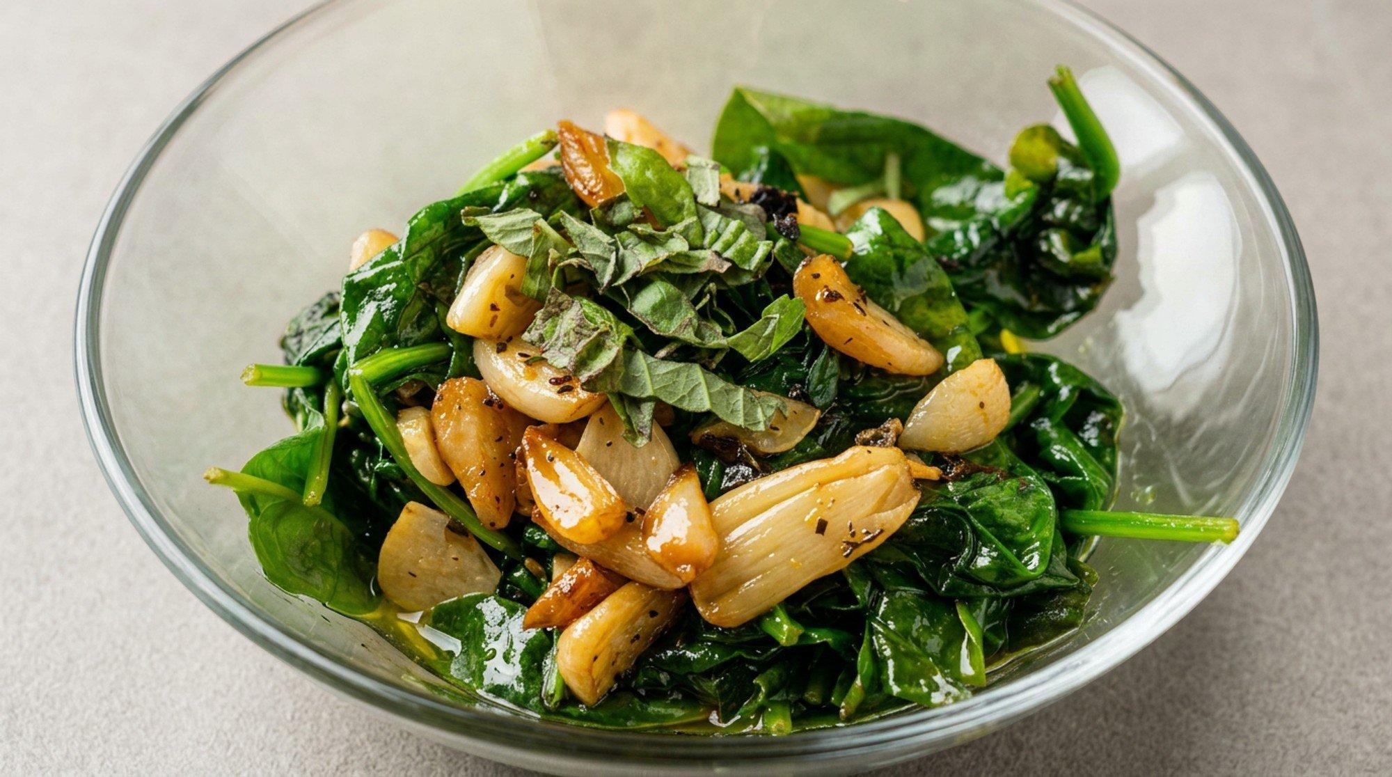 Fresh Spinach Side