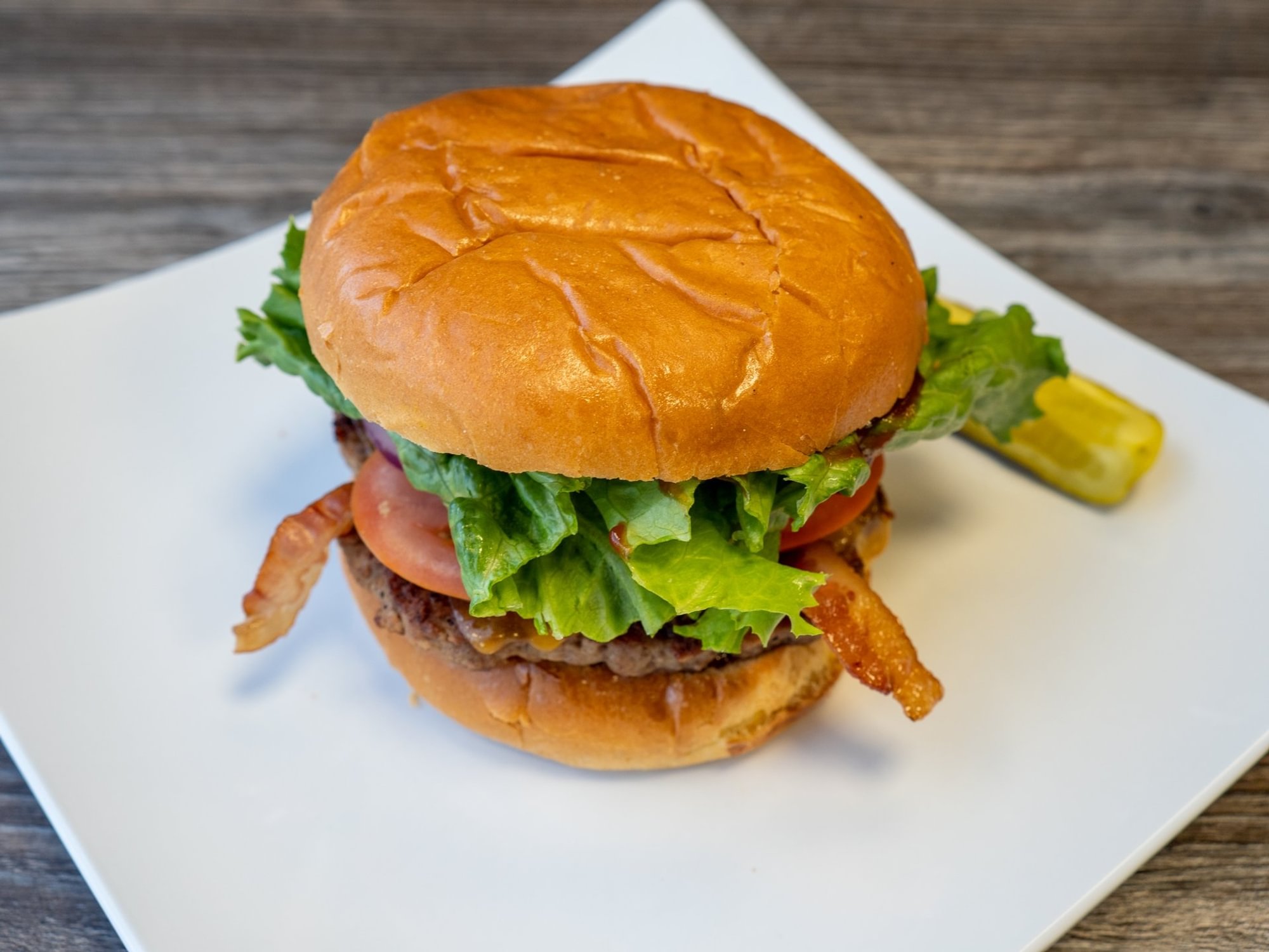 BBQ BACON & CHEDDAR BURGER