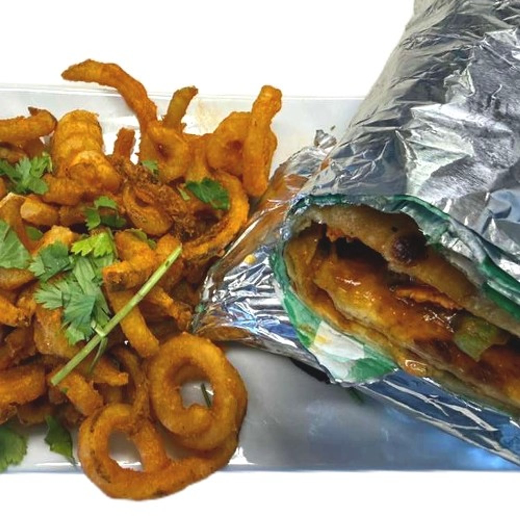 Paneer Wrap & Fries
