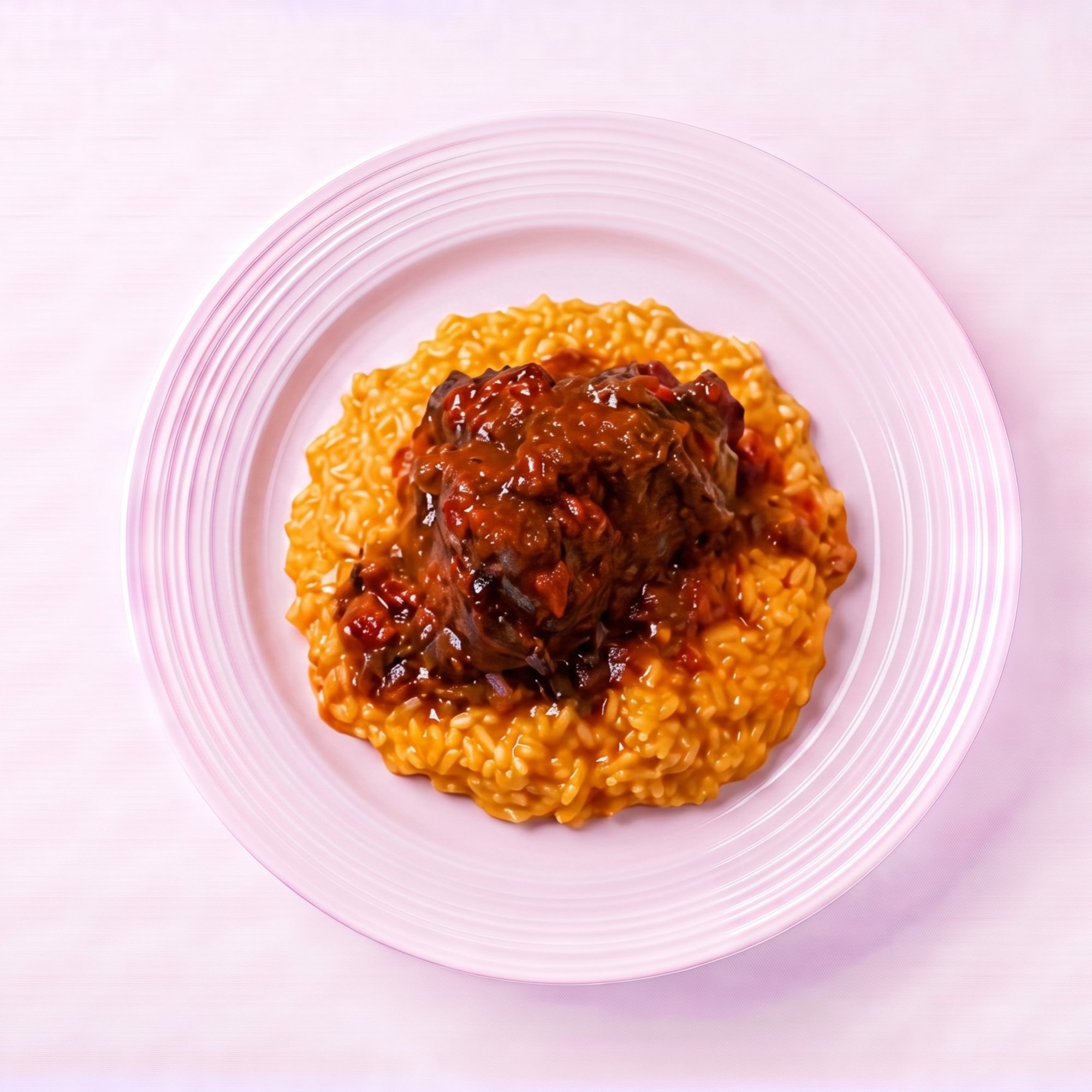Ossobuco con Risotto Zafferano