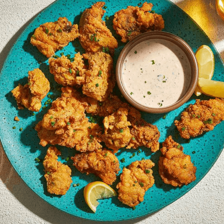 Fried Oysters Appetizer
