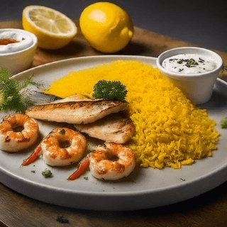 2 Pieces Fish & 5 Pieces Shrimp Combo