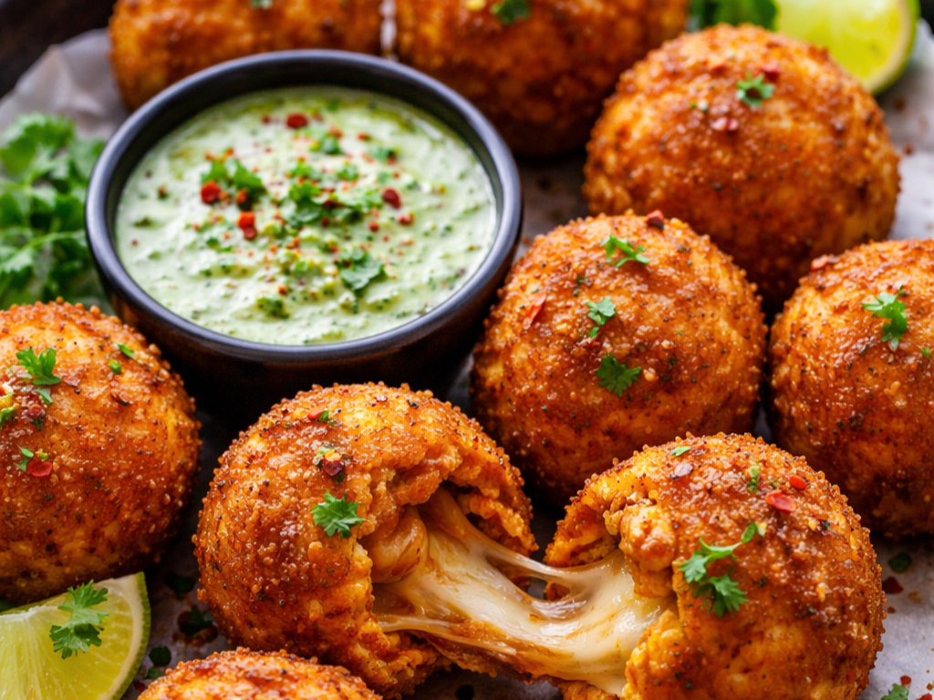 Tikka Chicken Cheese Balls (5 pcs)