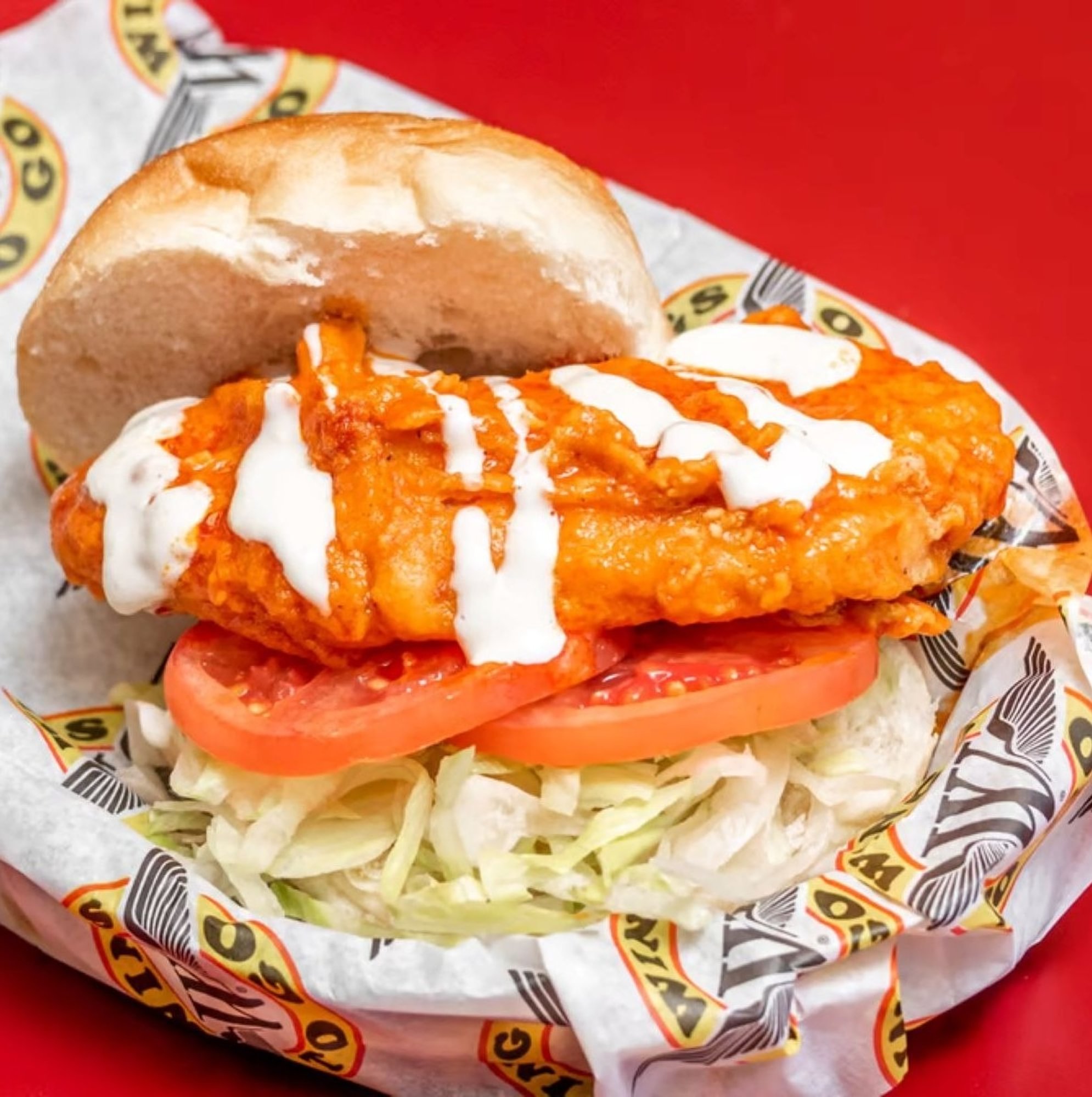 Buffalo Style Chicken Breast Sandwich