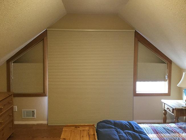 Does your home have odd-shaped windows? If so, check out these Blackout Cellular Shades for irregular shaped windows by Budget Blinds of Phillipsburg. You won't believe how versatile they are!  BudgetBlindsPhillipsburg  BlackoutShades  CellularShades  ArchedShades  FreeConsultation  WindowWednesday