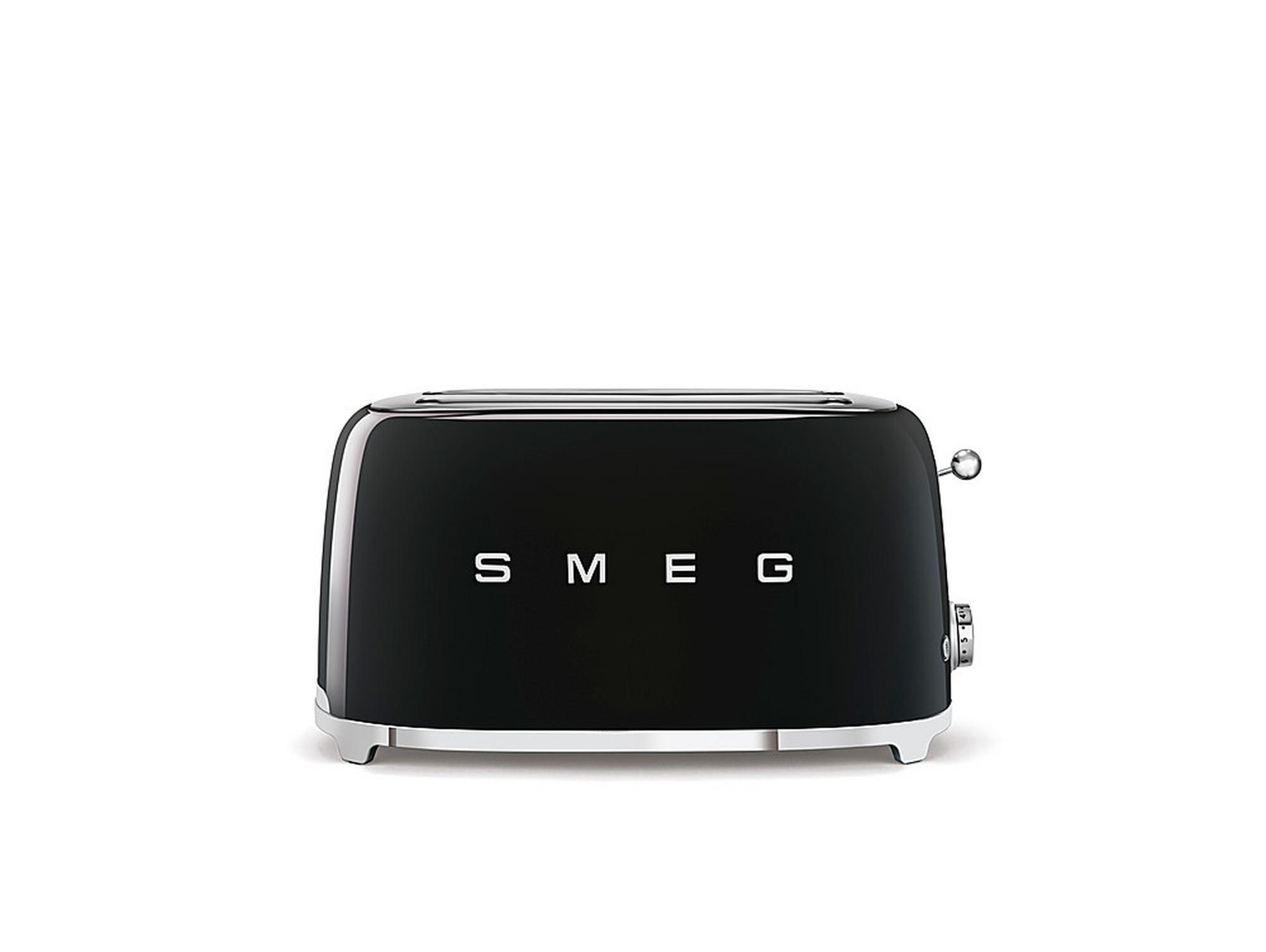 SMEG - TSF01 4-Slice Wide Slot Toaster - Black
