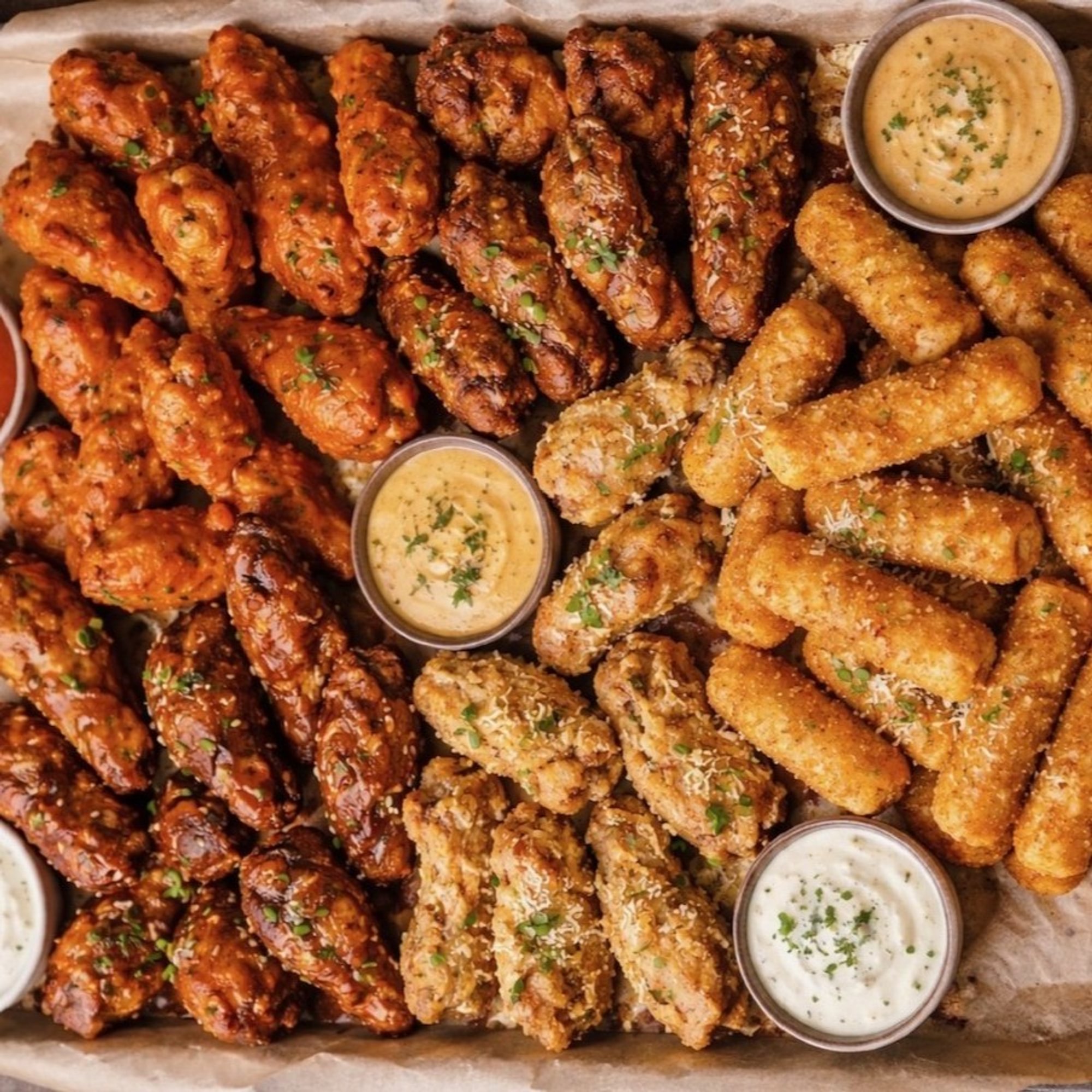 BIG PARTY Special #2 (60wings, 20mozzarella, 2fries)