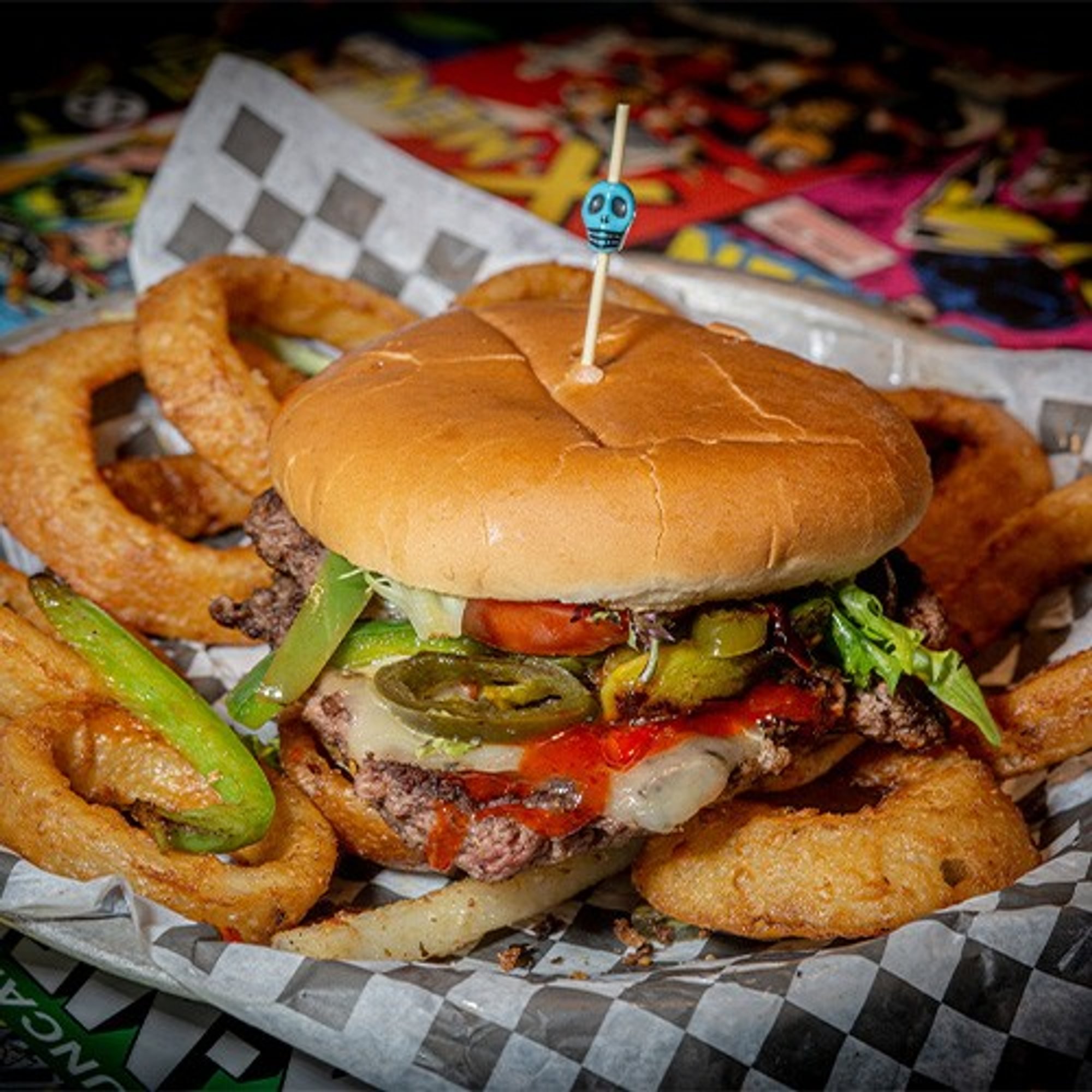 Hell's Gates Burger! (Hot)