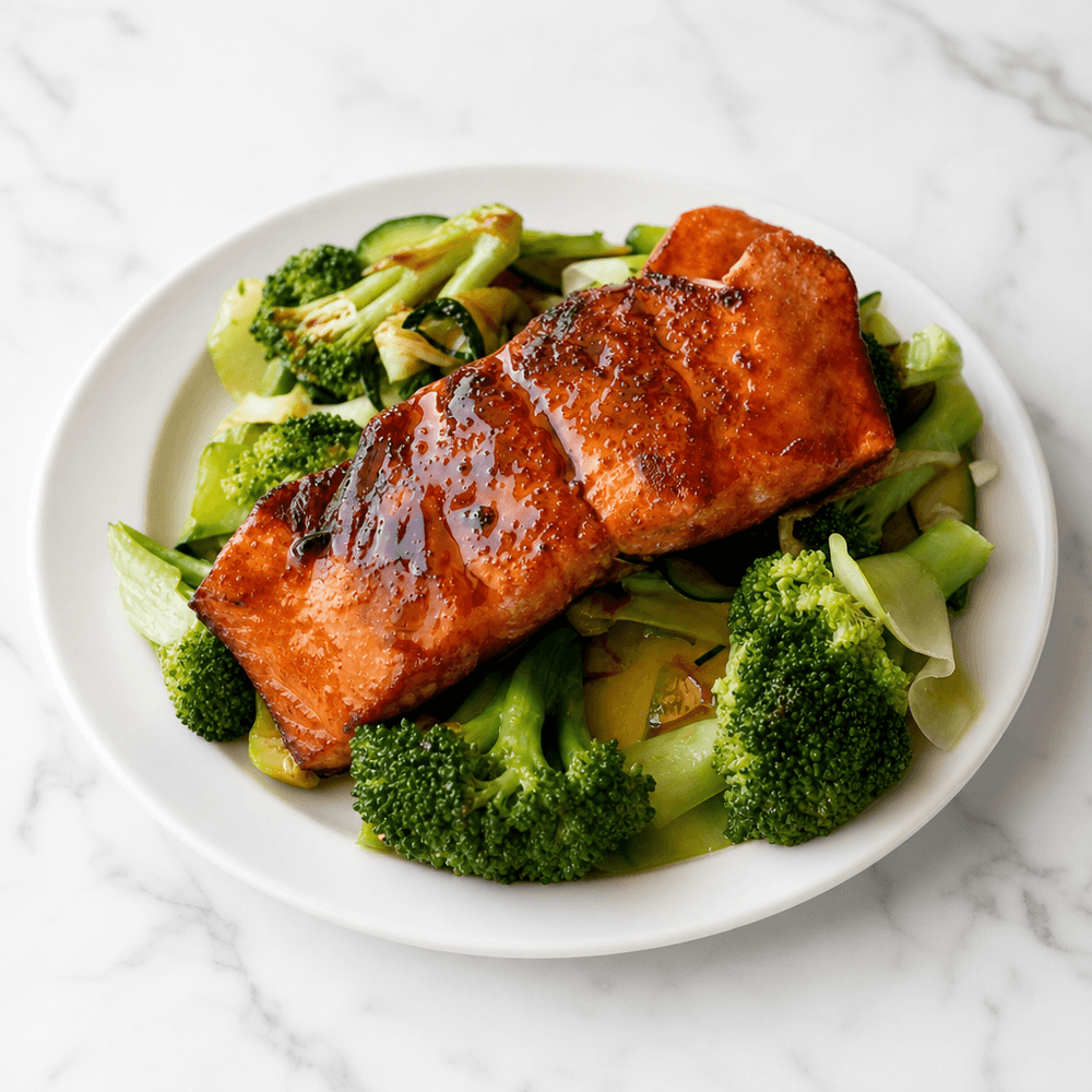Teriyaki Salmon Rice Bowl