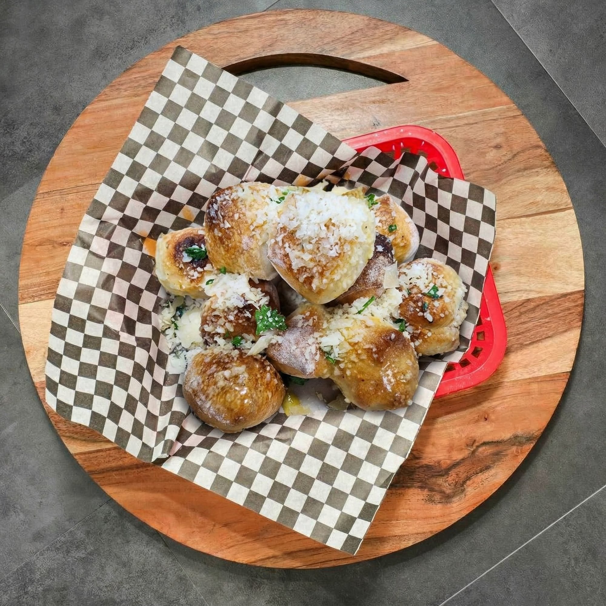 Garlic Balls With Marinara
