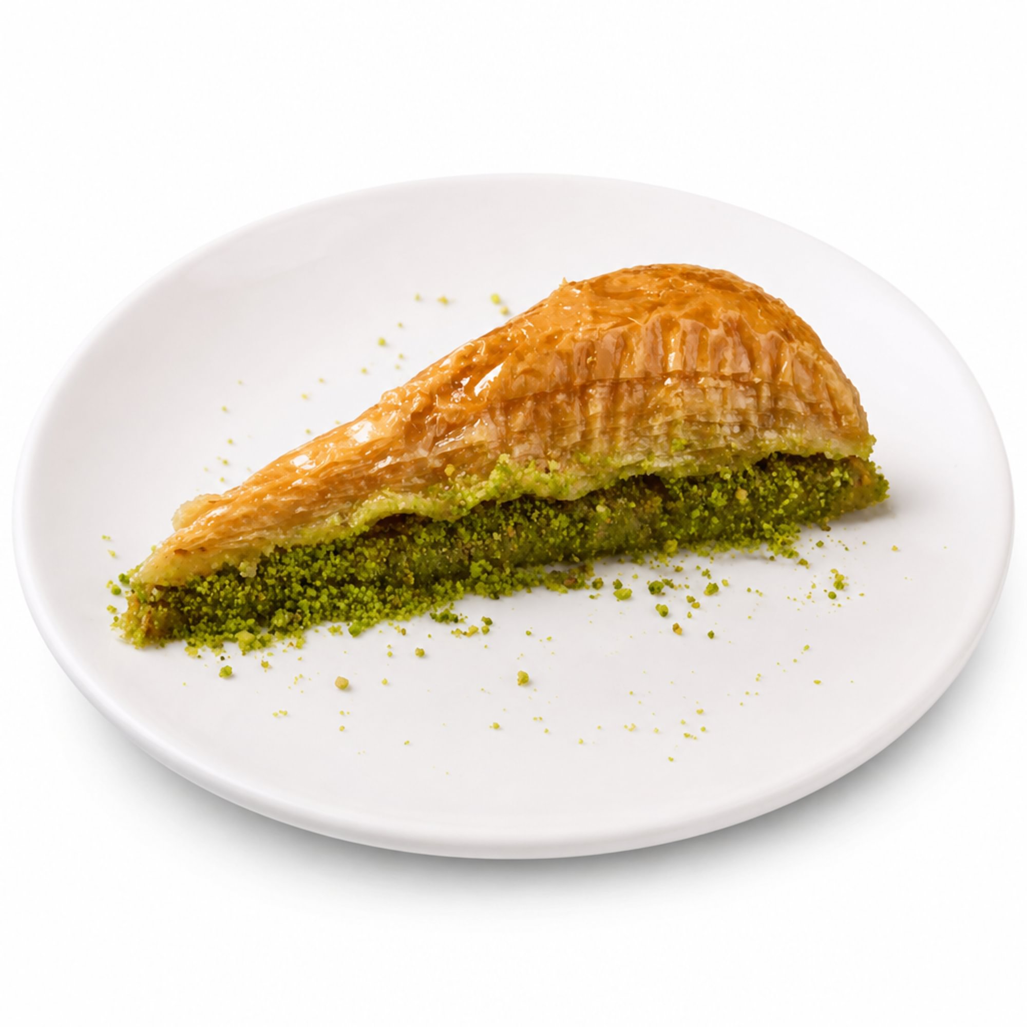 Triangle Baklava with Double Pistachio