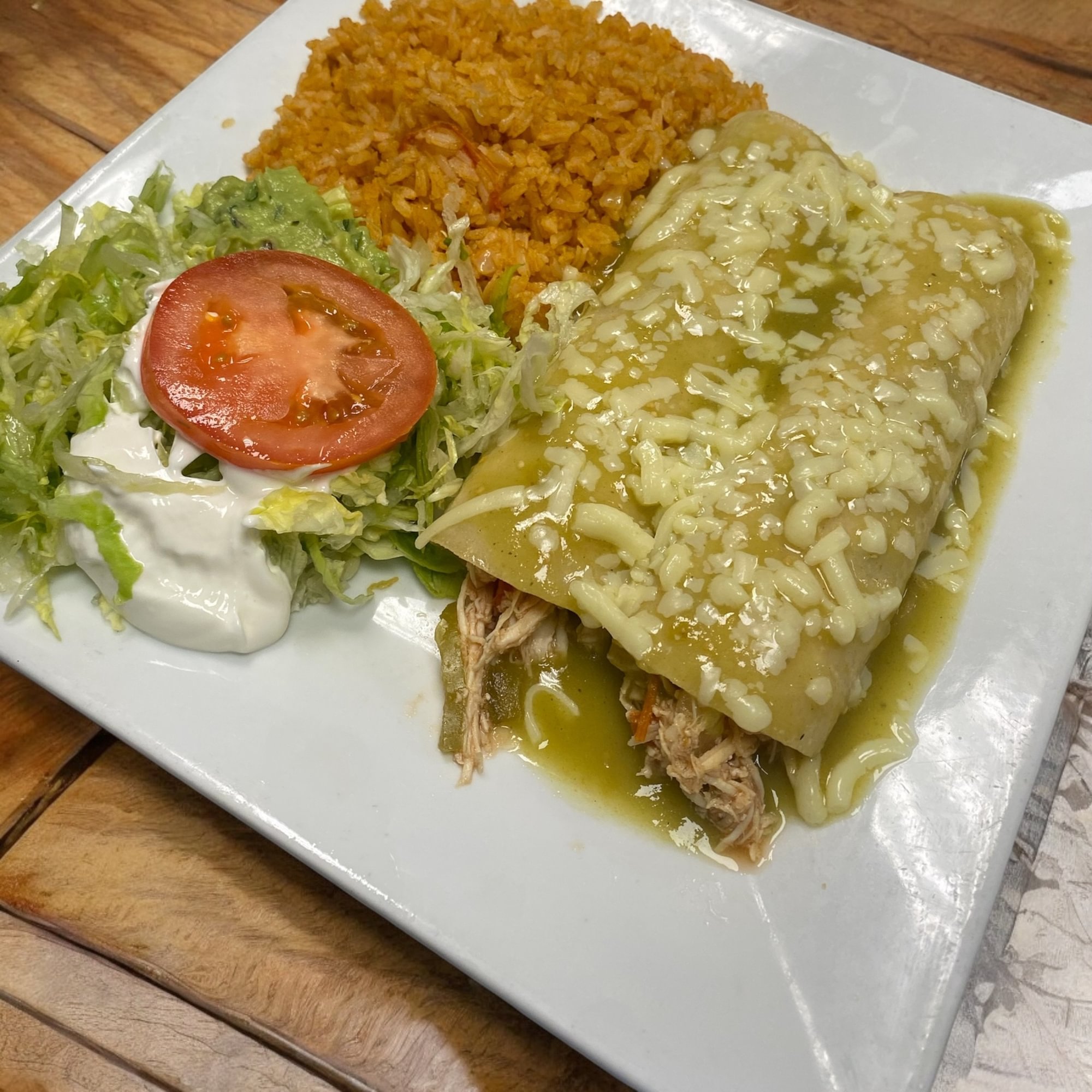 133. Enchiladas Verdes