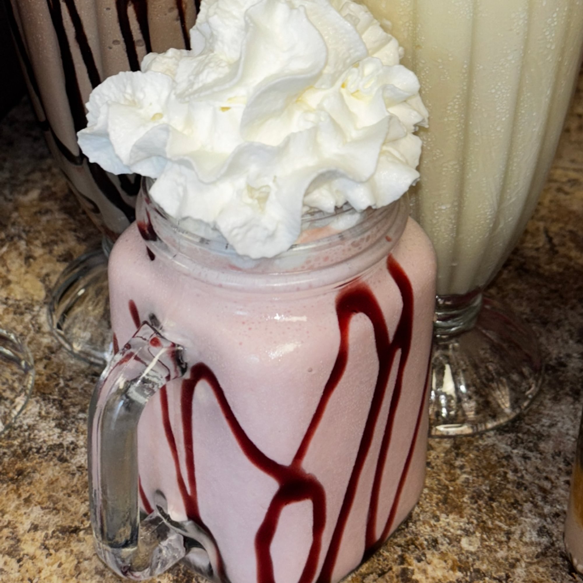 Strawberry Banana Milkshake