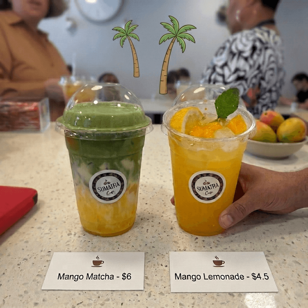 Mango lemonade (Iced) 🥭