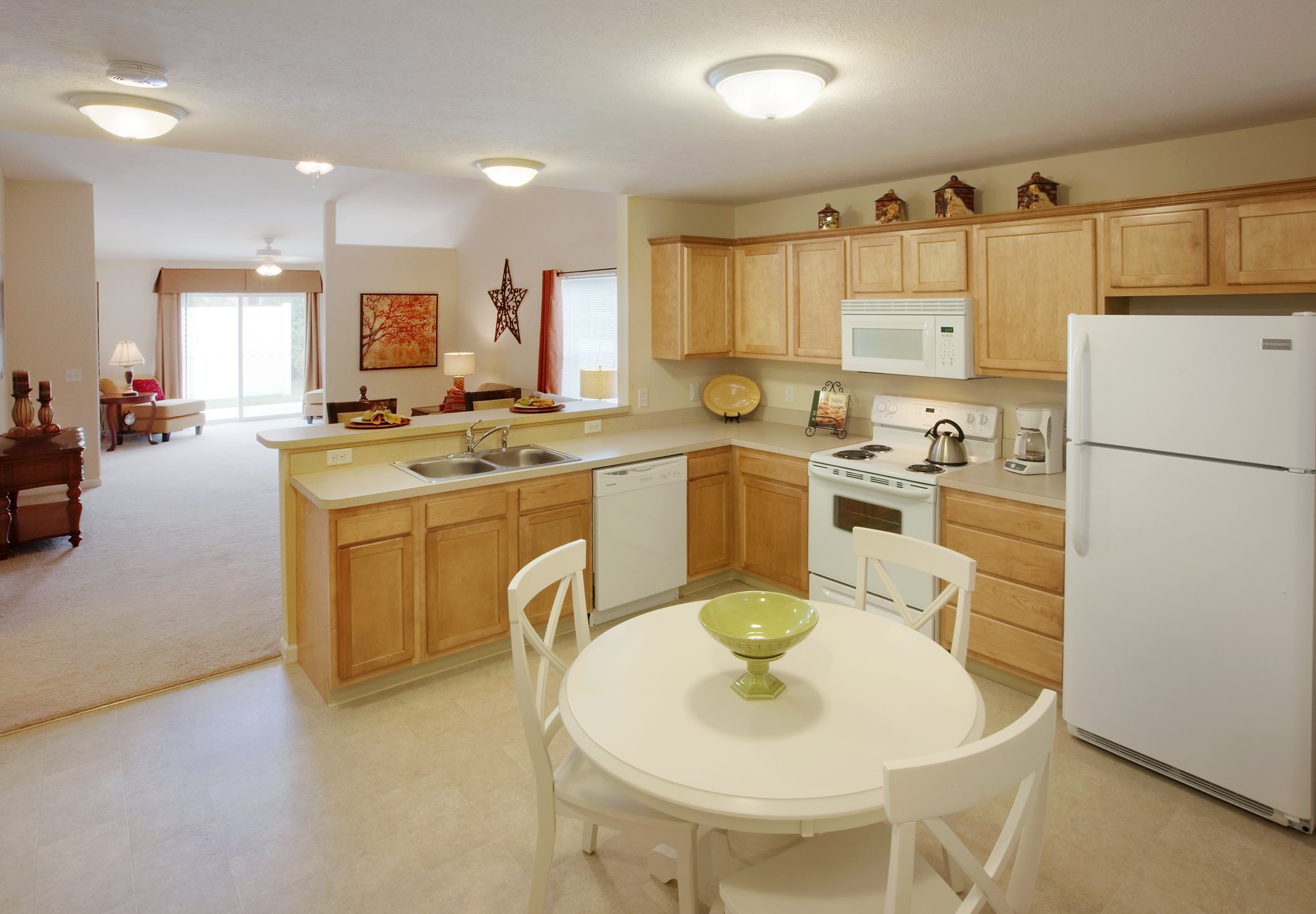 Spacious, Eat-In Kitchens and Open Floor Plans