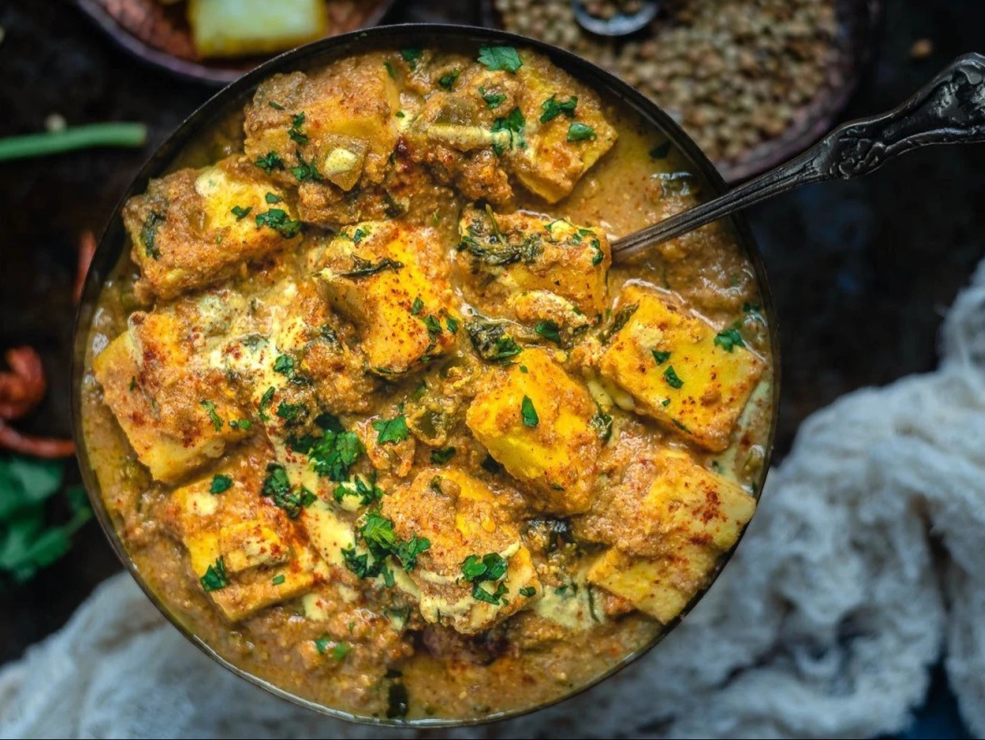 Paneer Curry W/ Rice