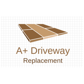 A+ Driveway Replacement Logo
