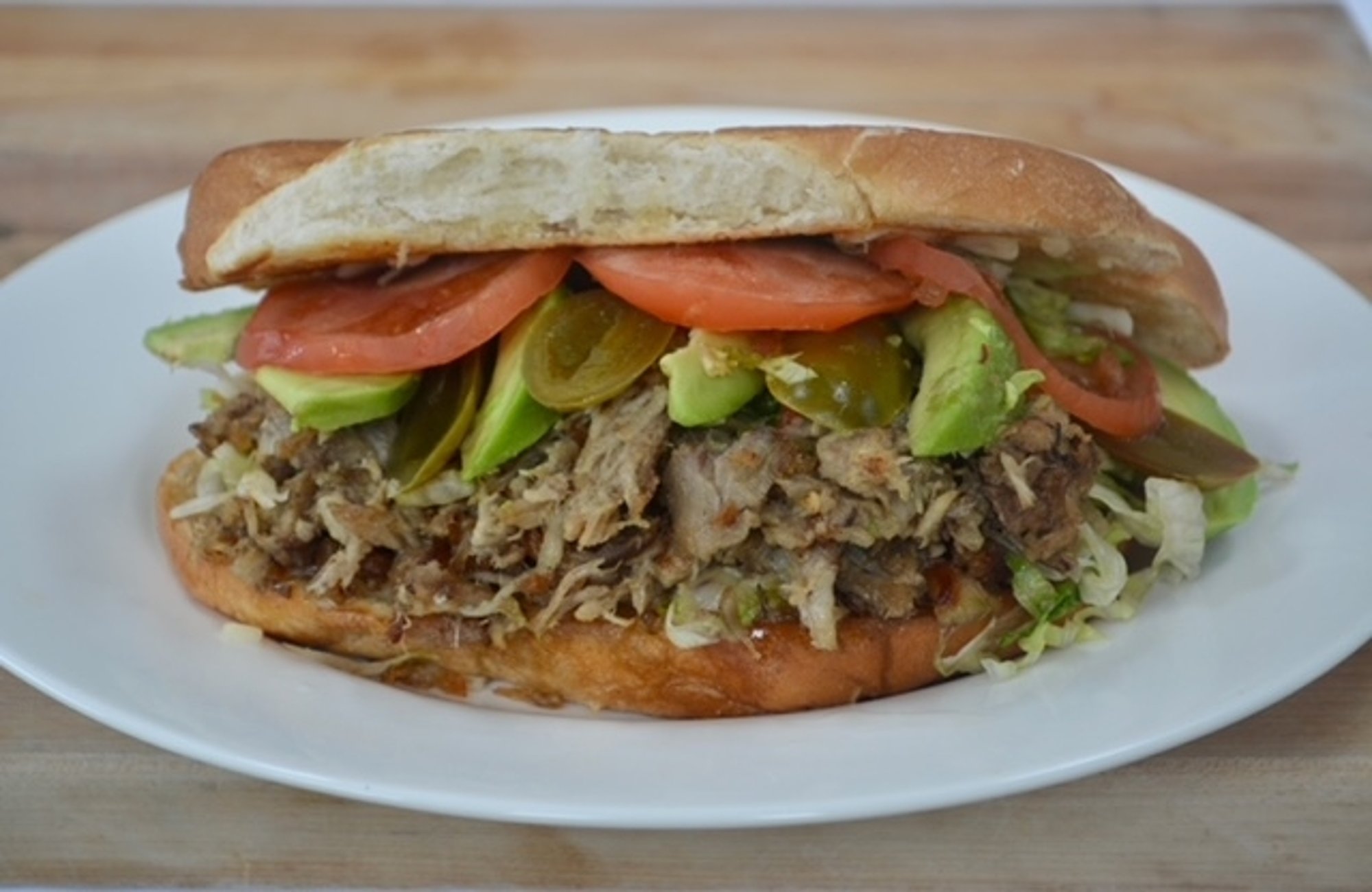 Torta De Carnitas