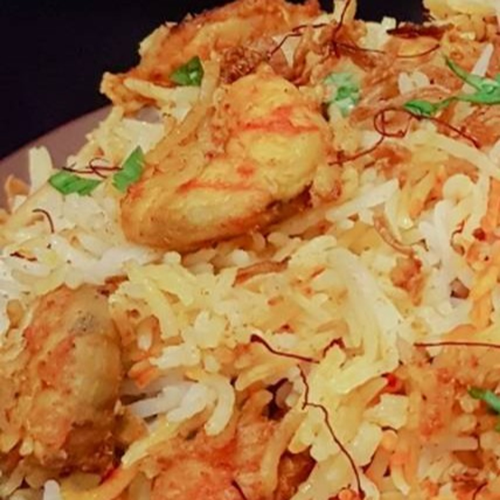 Chettinad Shrimp Biryani
