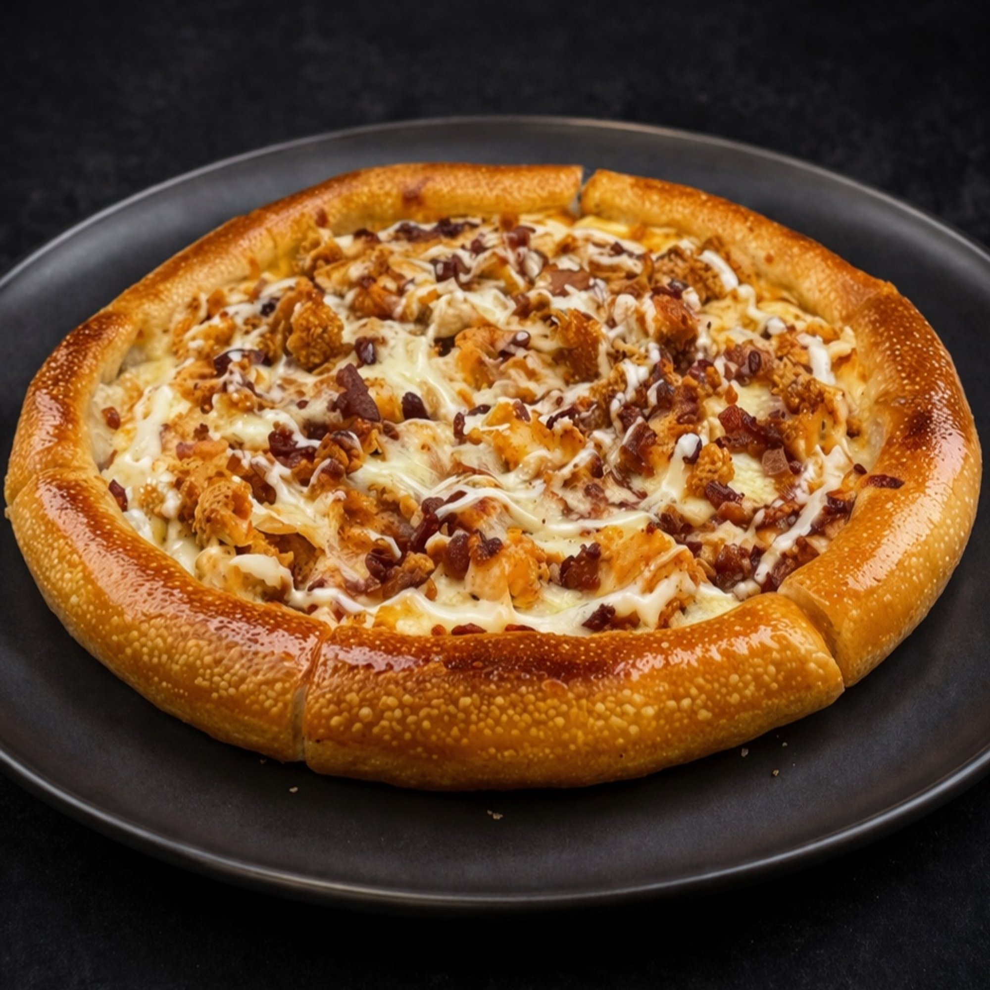 Chicken Bacon Ranch Pizza