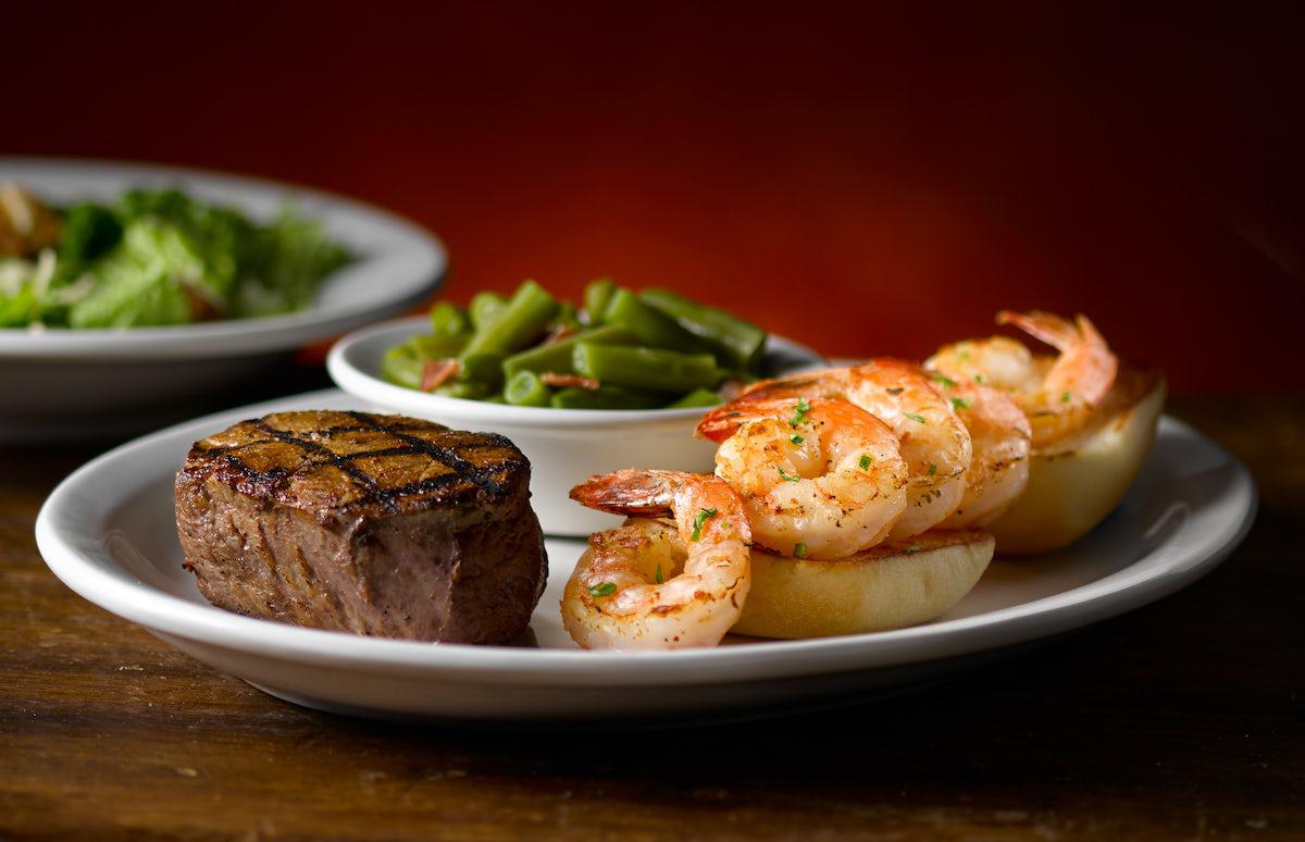 Filet* 6oz & Grilled Shrimp 