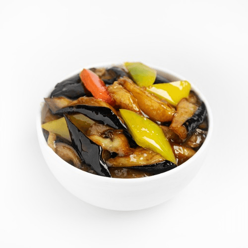 🌶L.Spicy Garlic Eggplant