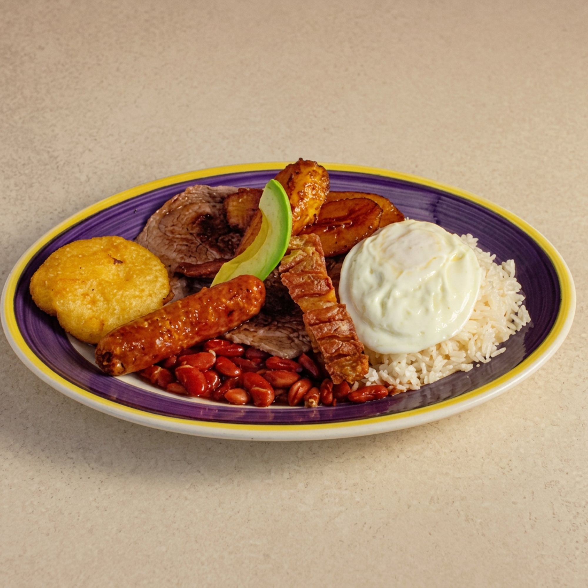 Bandeja Paisa (Colombian Mixed Platter)