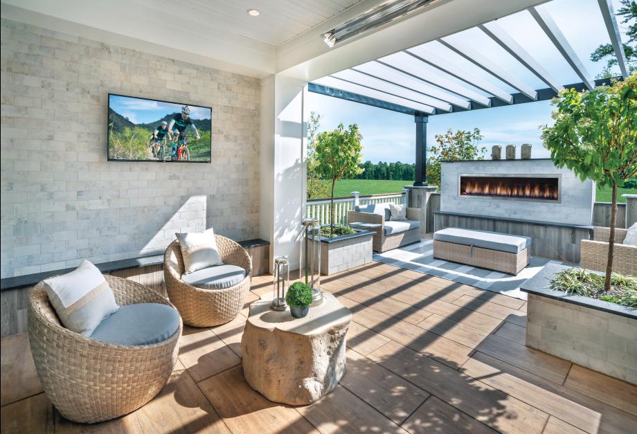 Graphic depiction: Rooftop terraces provide the ultimate outdoor entertaining space