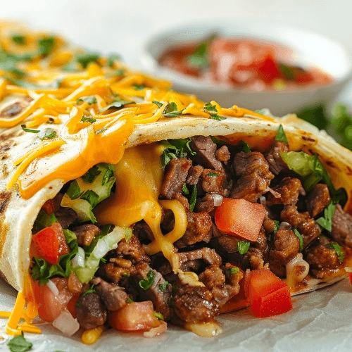 Beef burrito