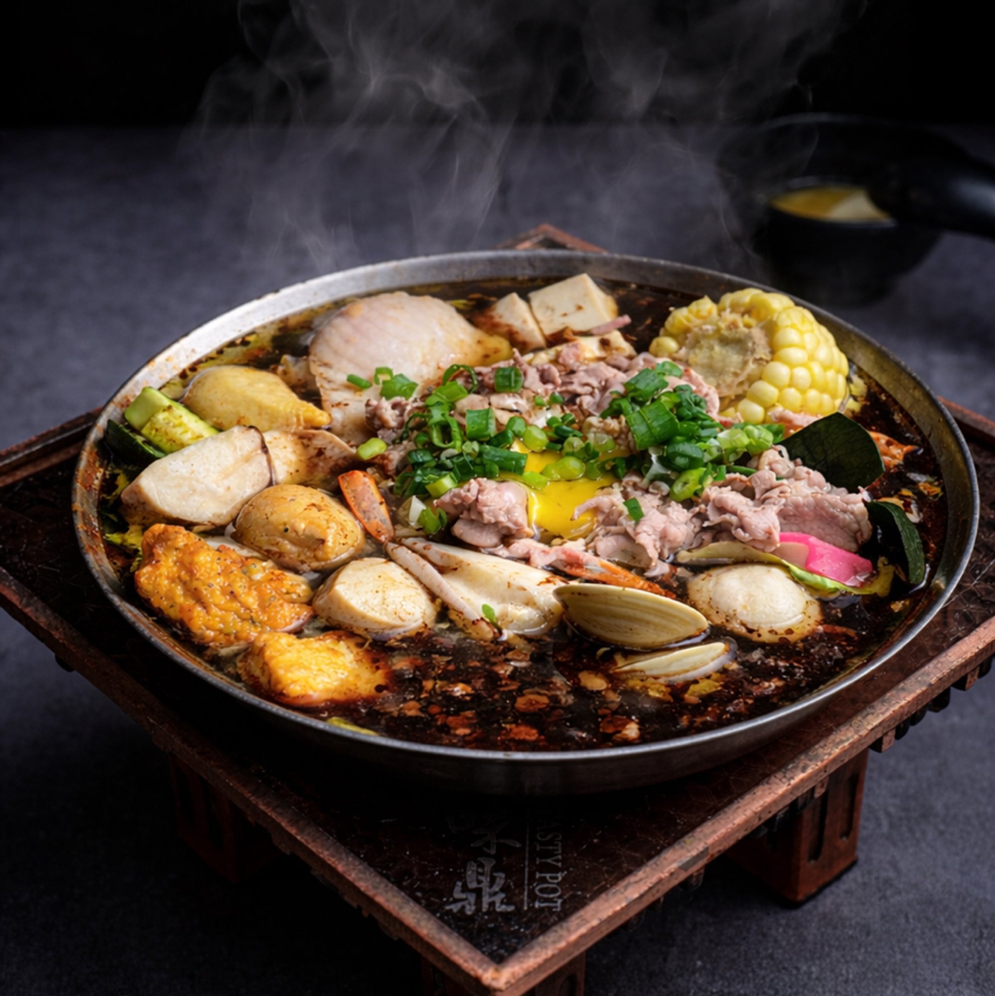 Black Garlic Tonkotsu Hot Soup