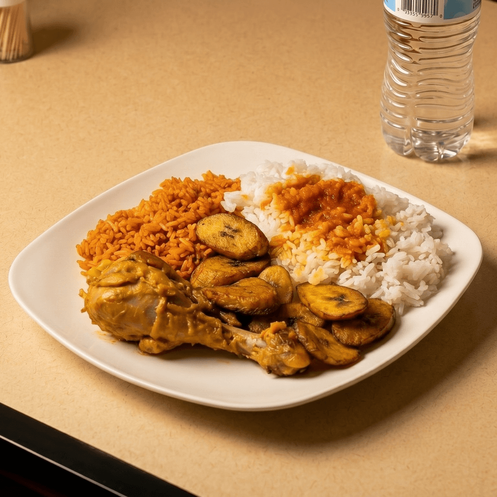 Jollof and White Rice
