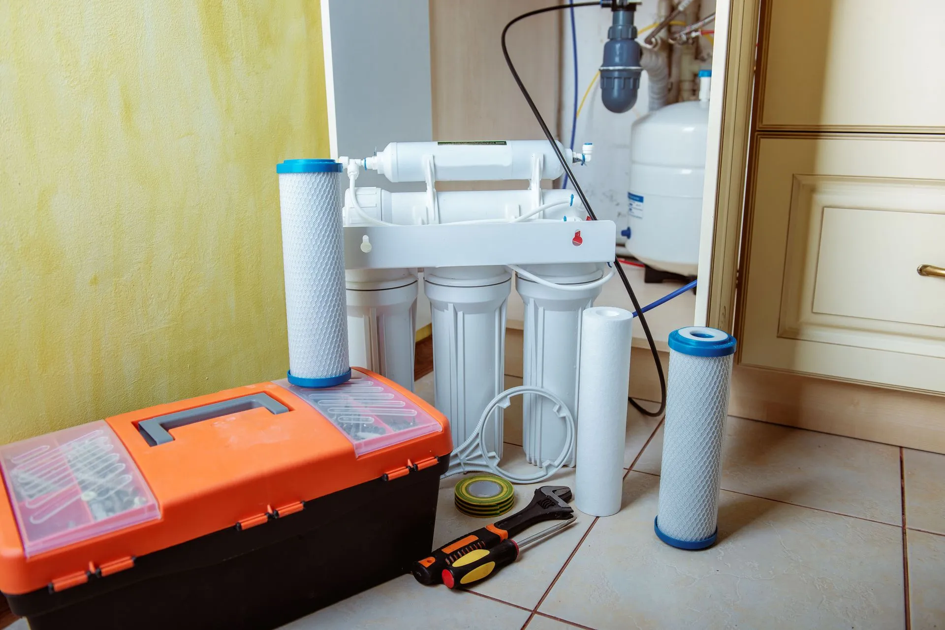 Reverse Osmosis Drinking Water System Installation