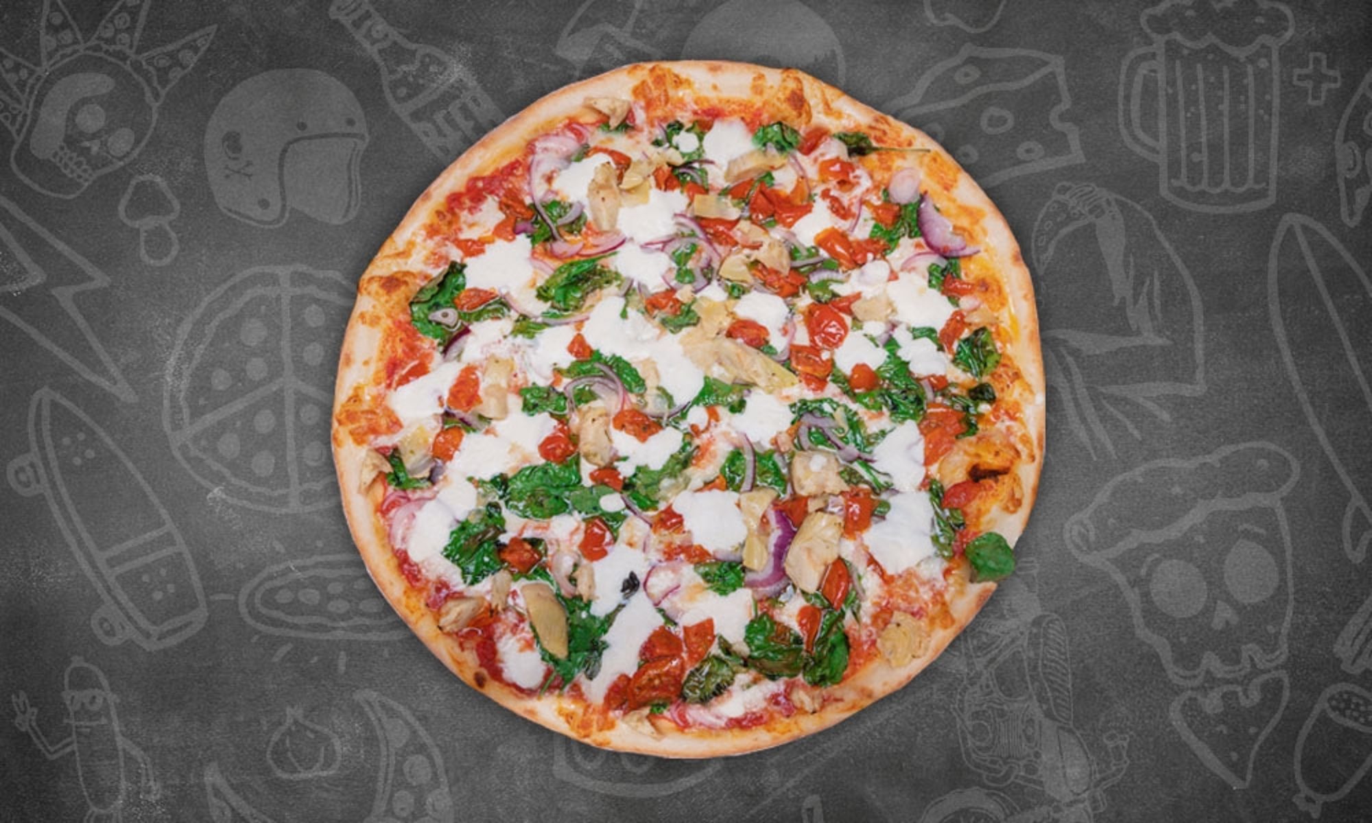Herb Tomato Ricotta Whole Pie
