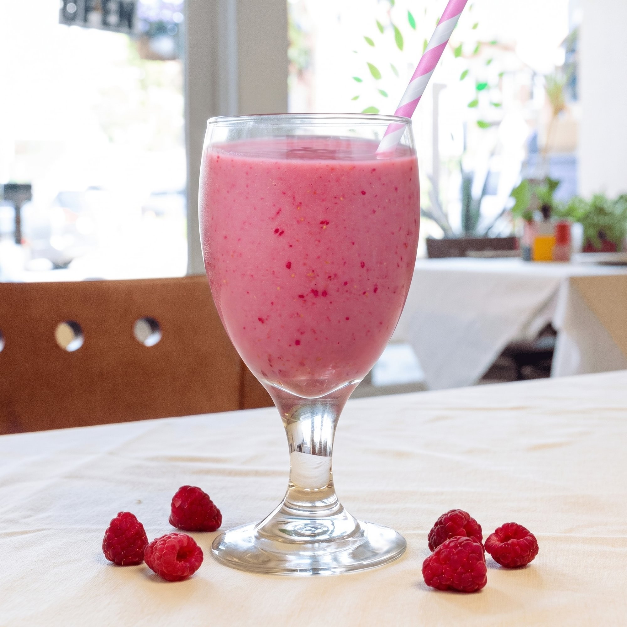 Peach Melba Smoothie