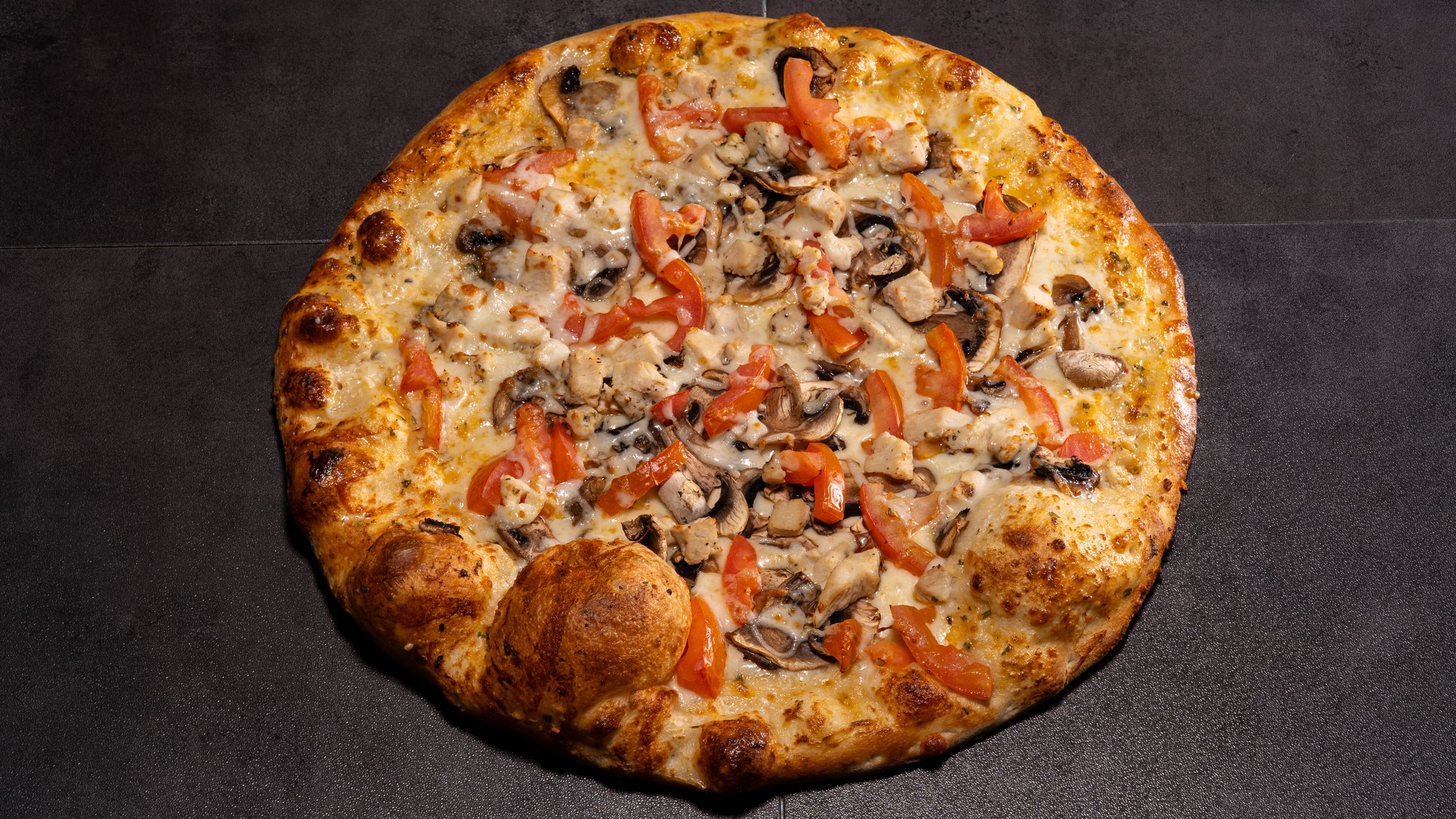 Alfredo Chicken Pizza