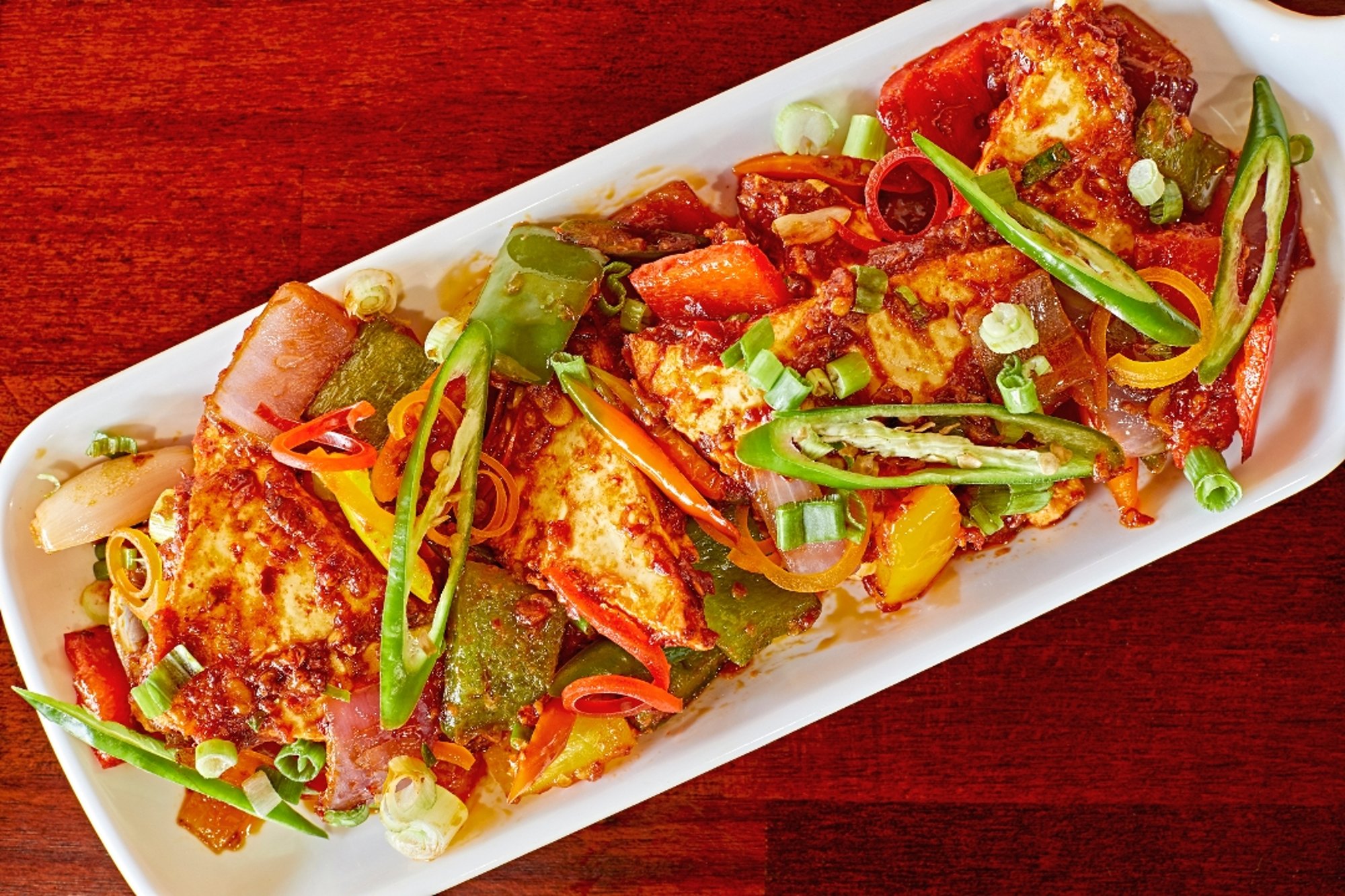 Dry Paneer Chili
