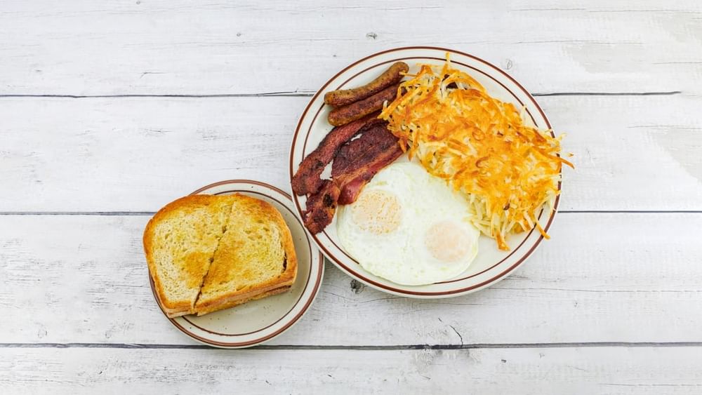 Two Eggs and Choice of Meat