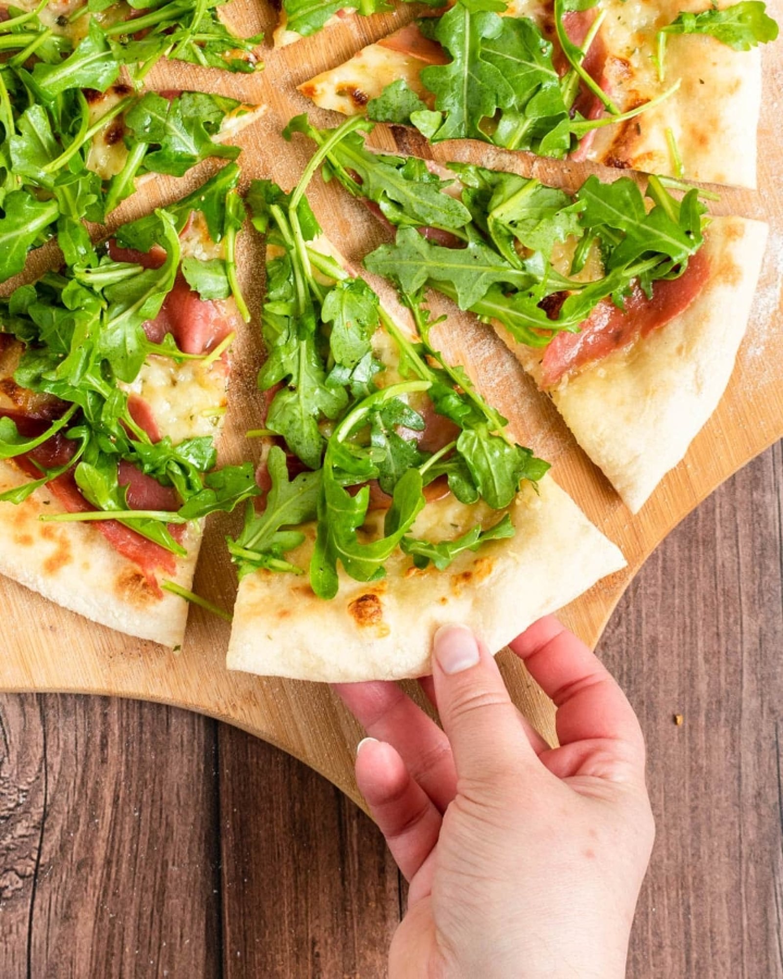 Arugula Prosciutto Pizza